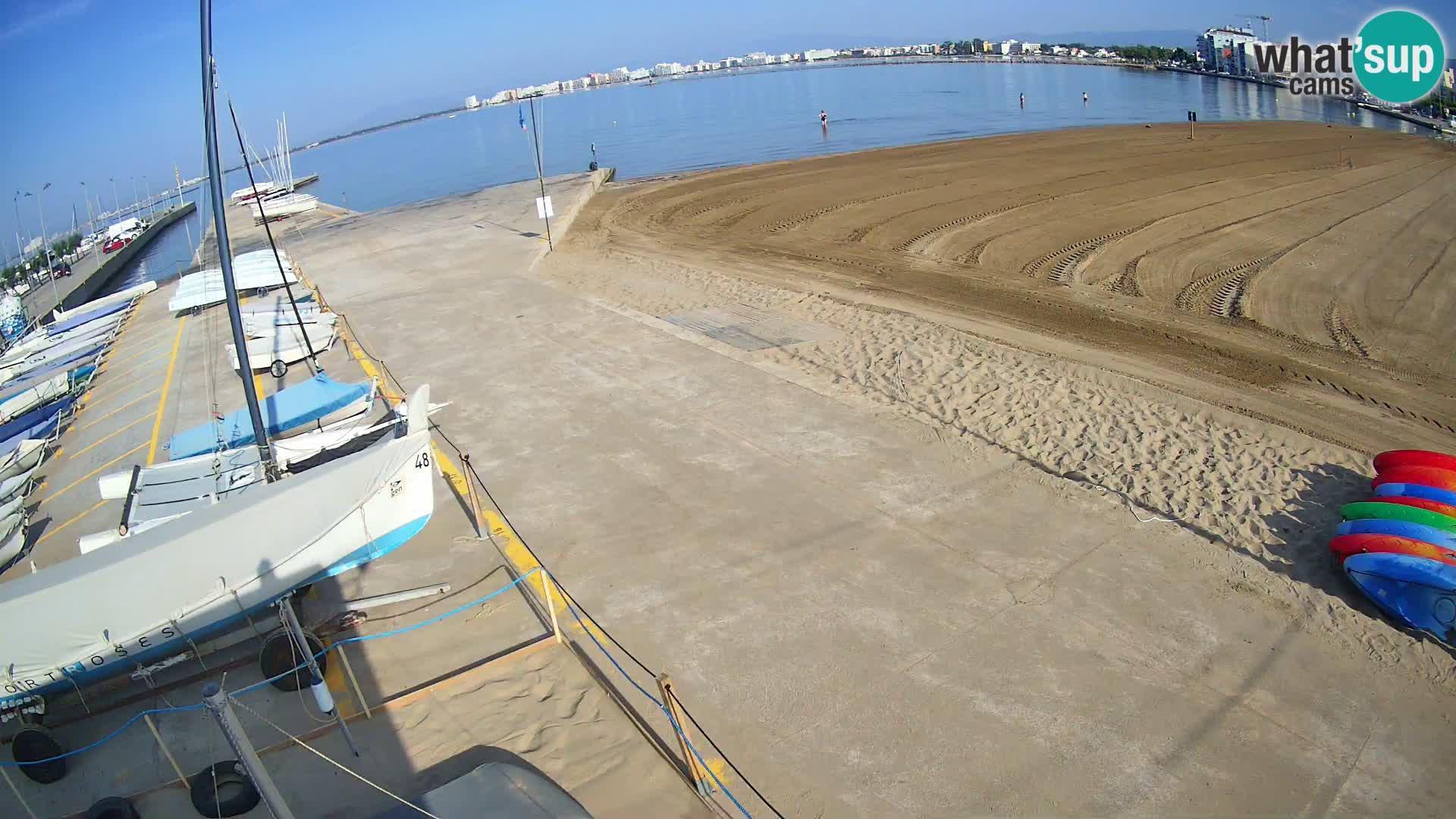 Roses webcam Port – Costa Brava – plage La Perola