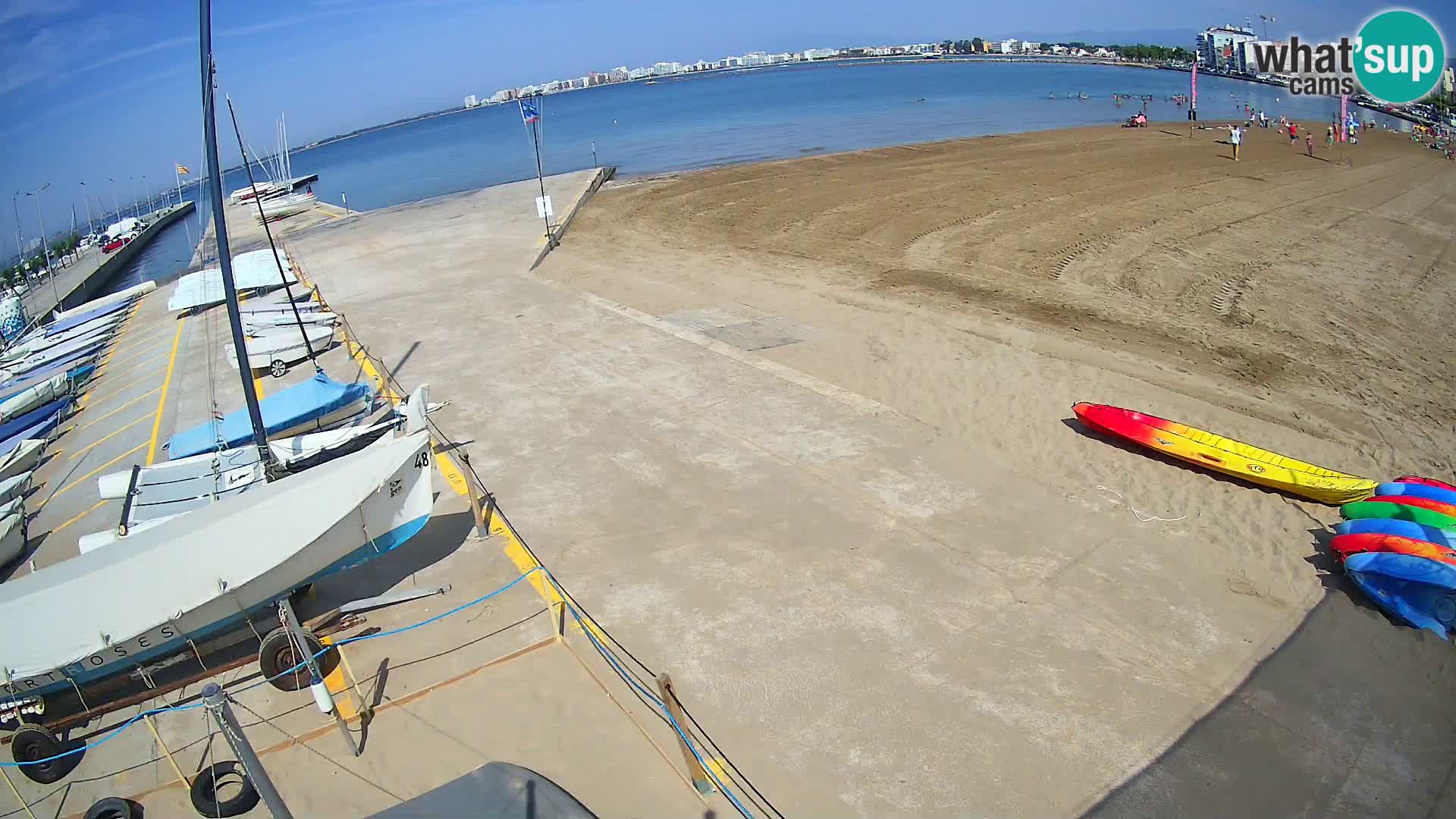 Webcam Hafen von Roses – Costa Brava – Strand La Perola