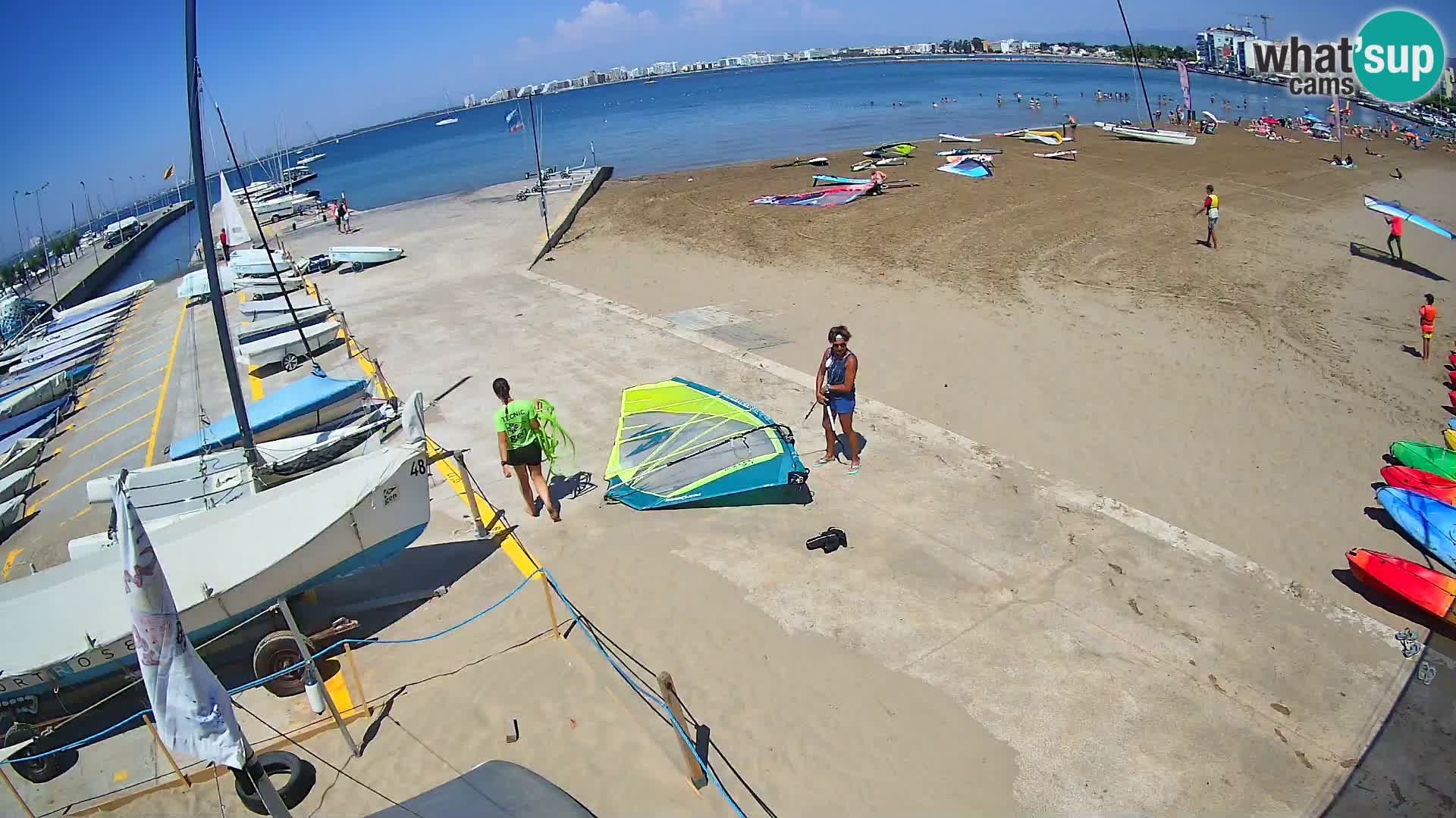 Webcam porto di Roses – Costa Brava – spiaggia La Perola