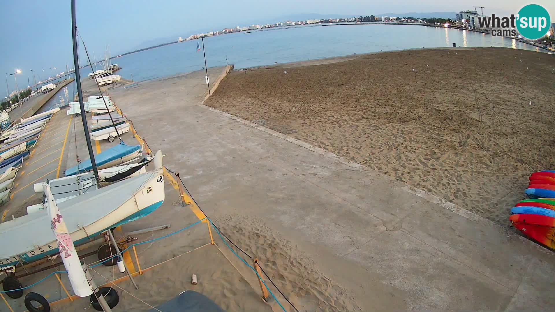 Webcam porto di Roses – Costa Brava – spiaggia La Perola