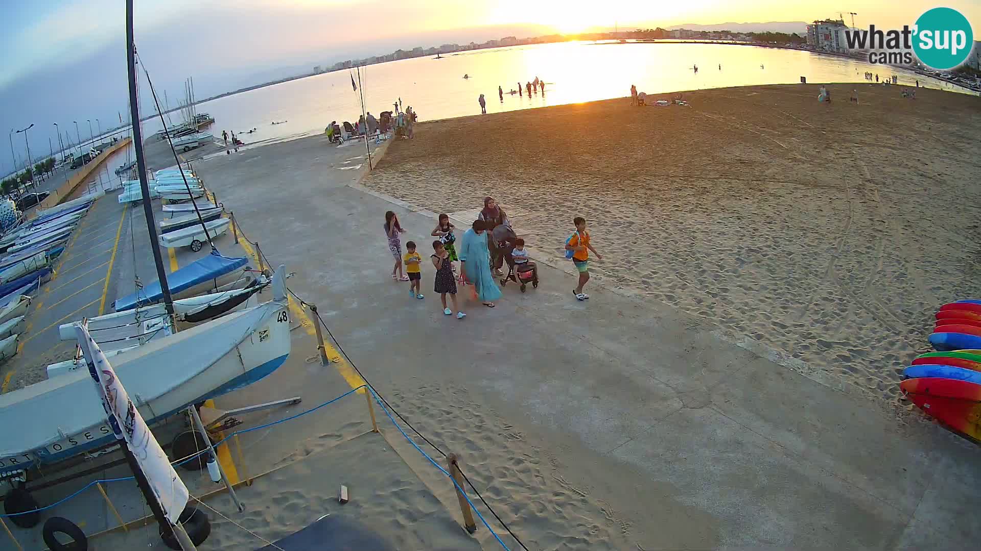 Roses webcam Port – Costa Brava – plage La Perola