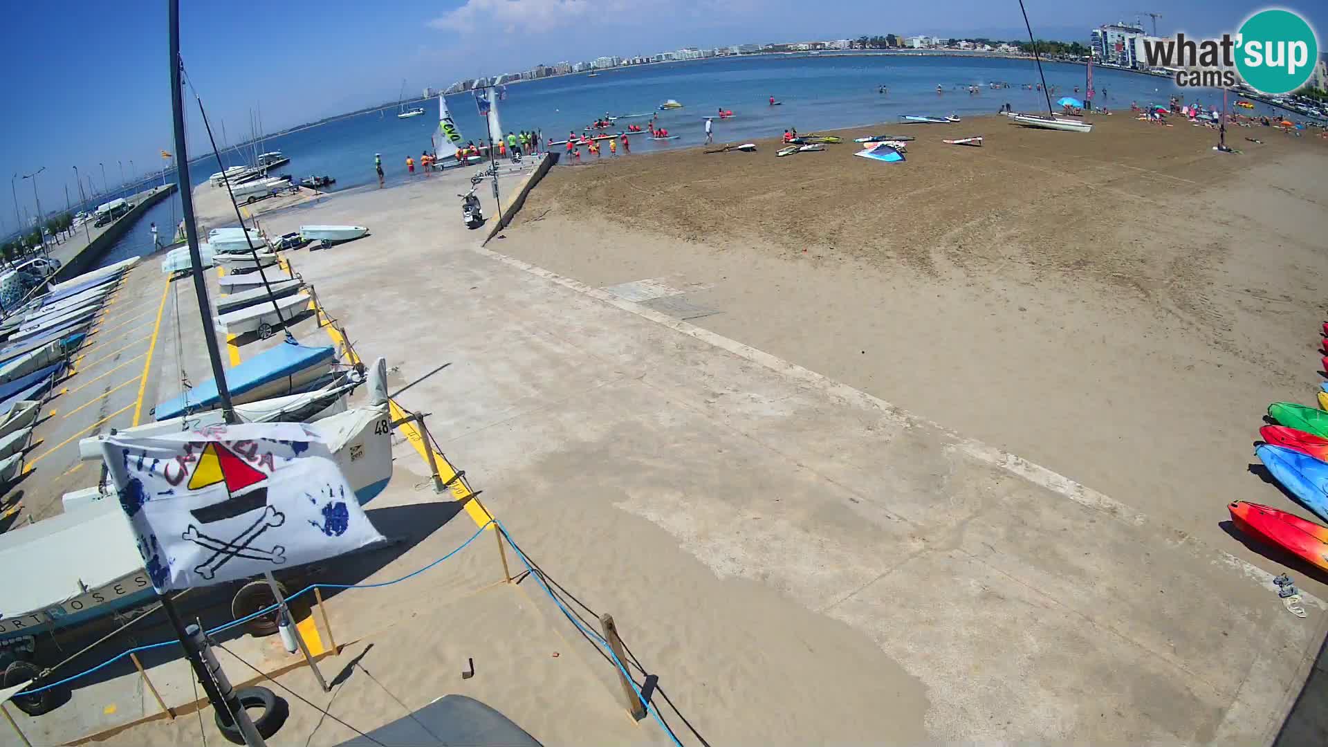 Webcam porto di Roses – Costa Brava – spiaggia La Perola