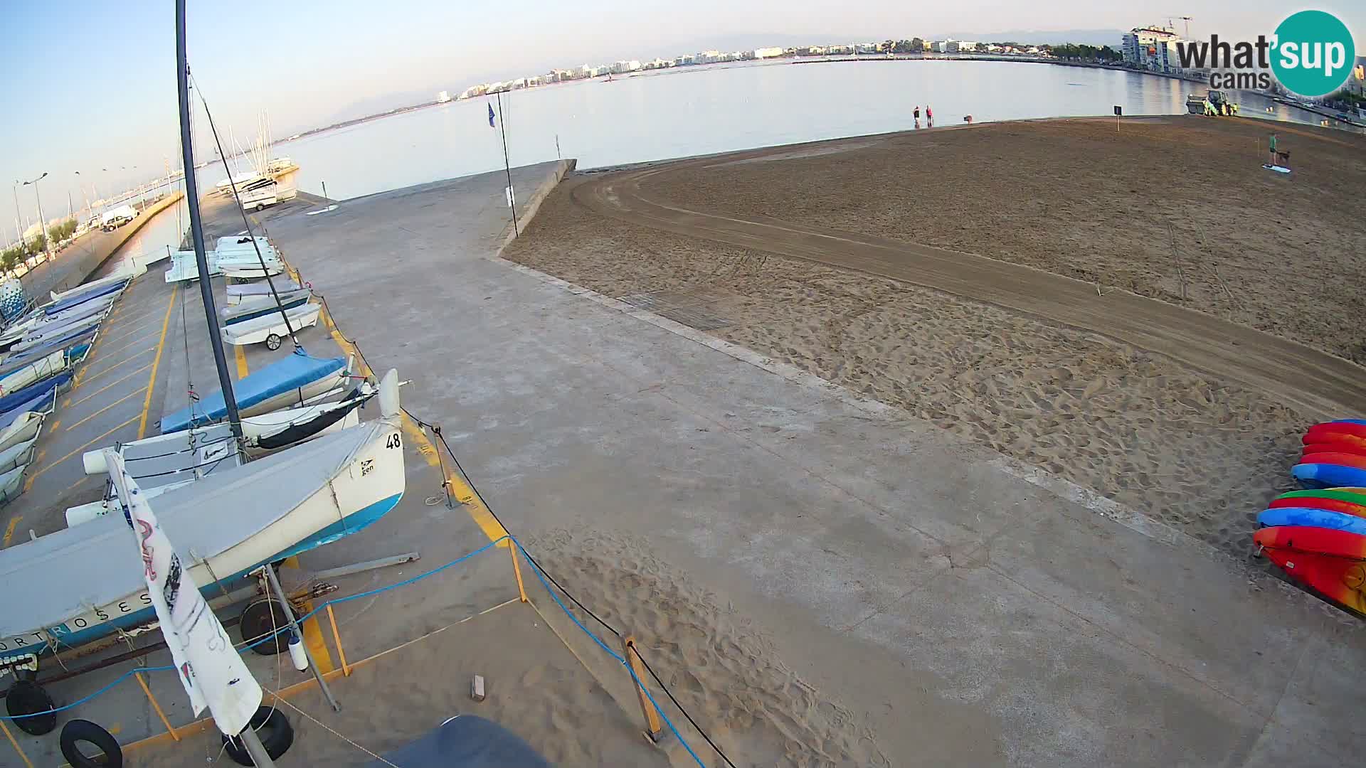 Web kamera Roses marina – Costa Brava – plaža La Perola
