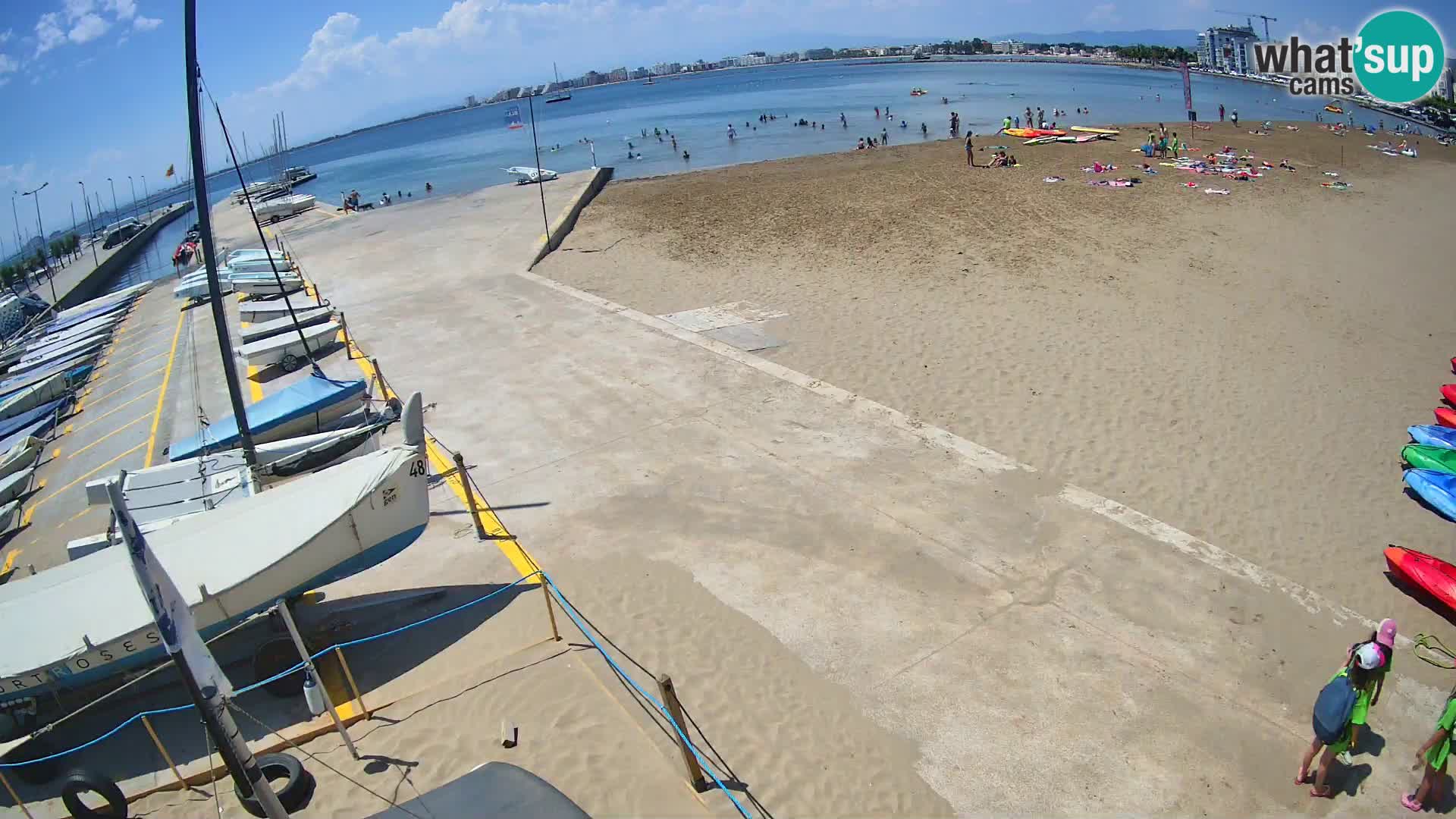 Kamera Roses marina – Costa Brava – plaža La Perola