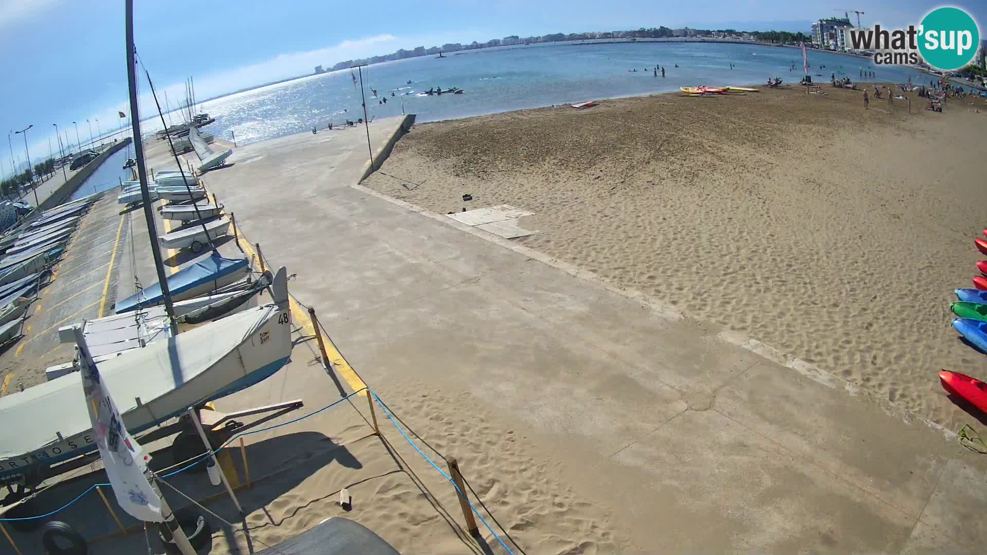 Webcam porto di Roses – Costa Brava – spiaggia La Perola