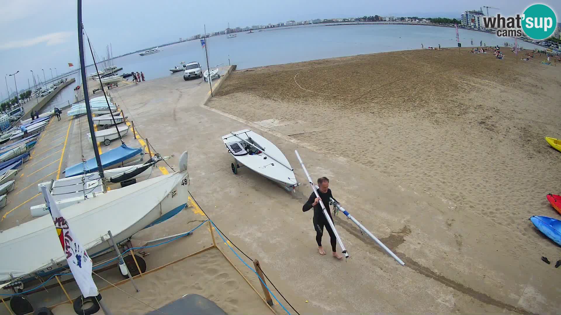 Web kamera Roses marina – Costa Brava – plaža La Perola