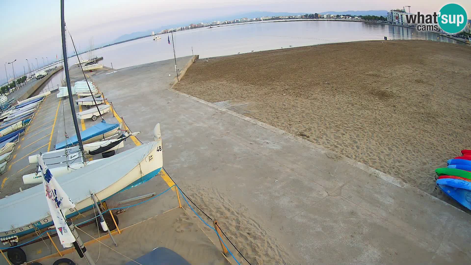 Webcam Hafen von Roses – Costa Brava – Strand La Perola