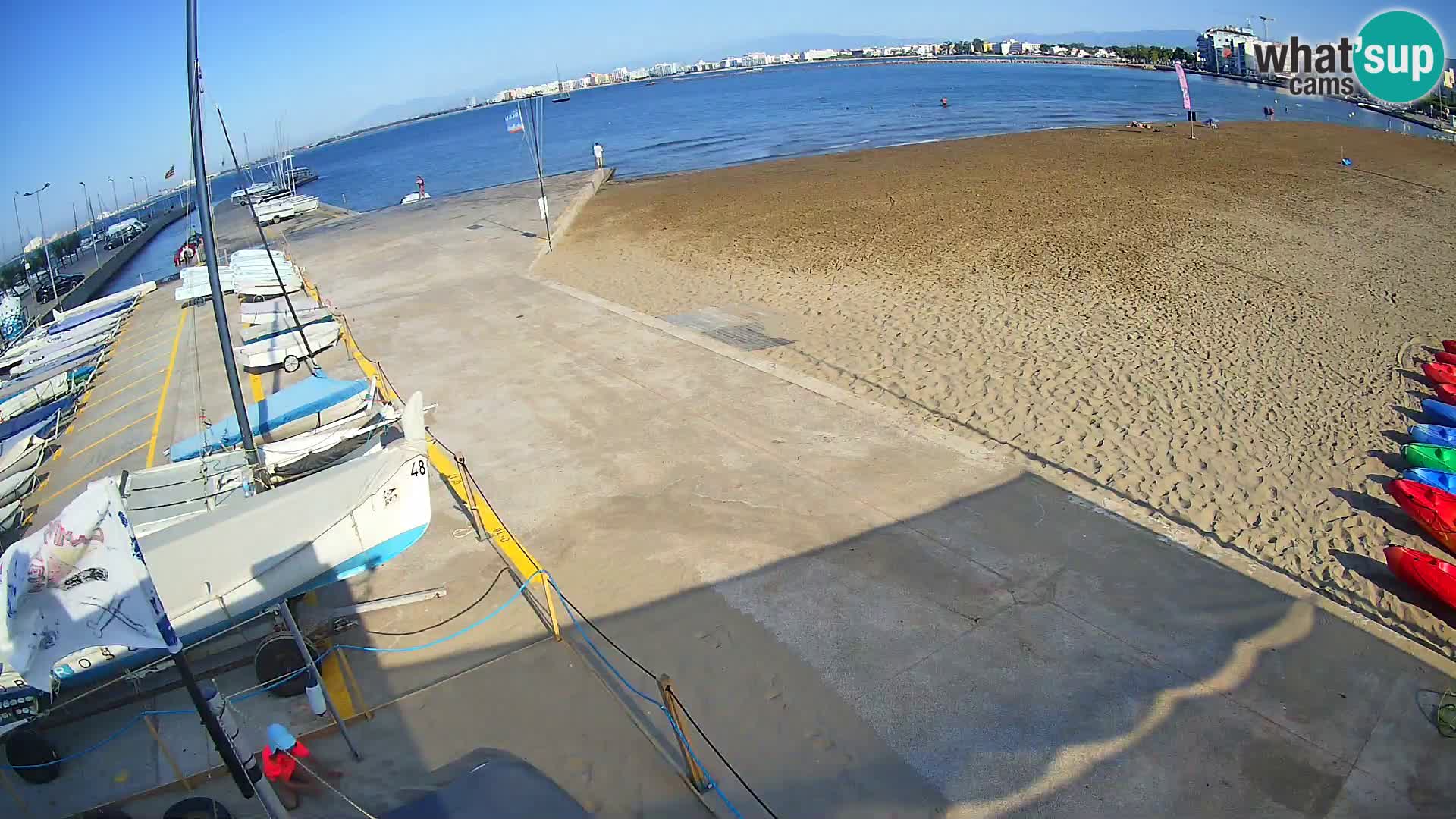 Kamera Roses marina – Costa Brava – plaža La Perola