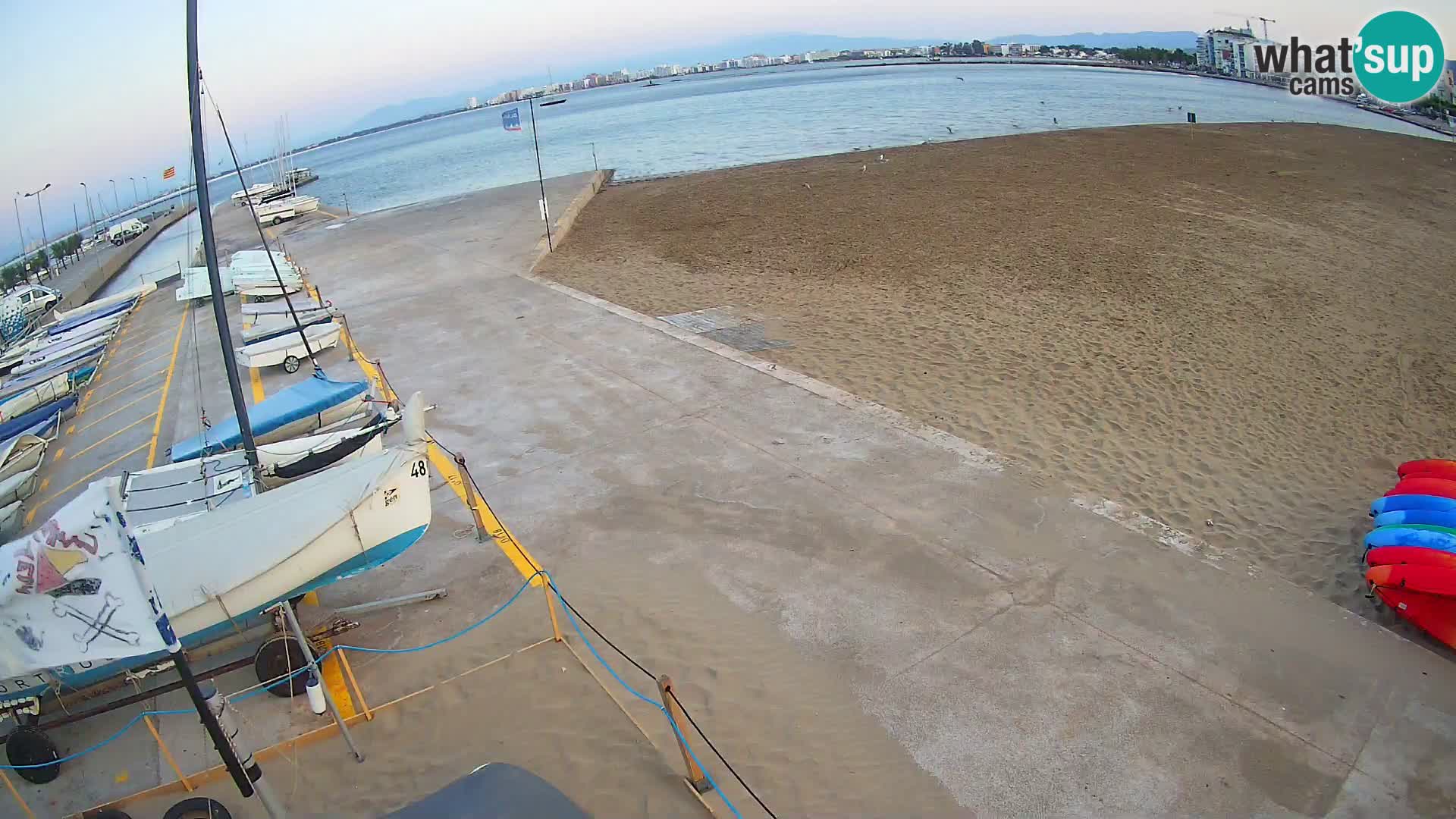 Web kamera Roses marina – Costa Brava – plaža La Perola
