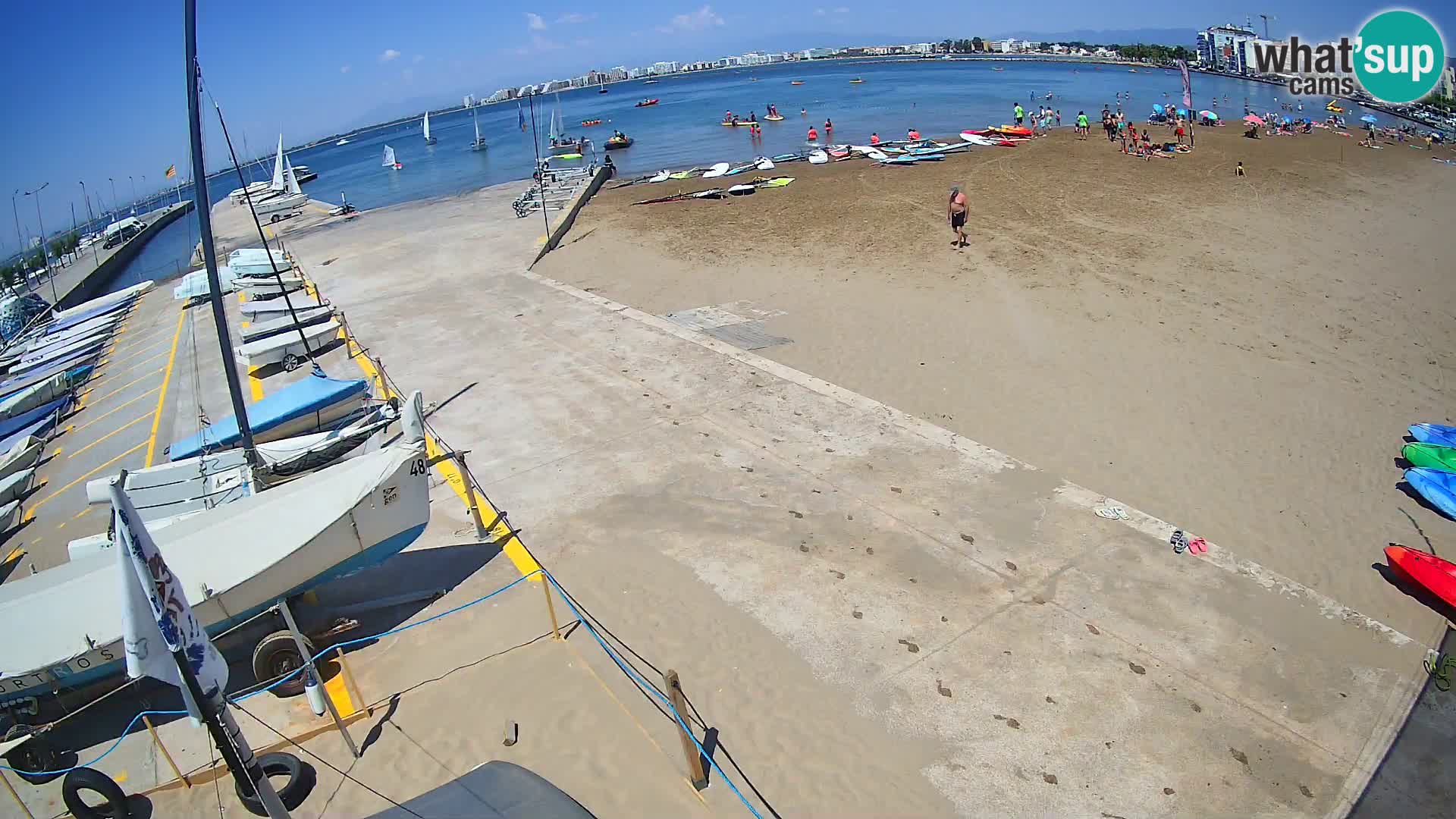 Kamera Roses marina – Costa Brava – plaža La Perola