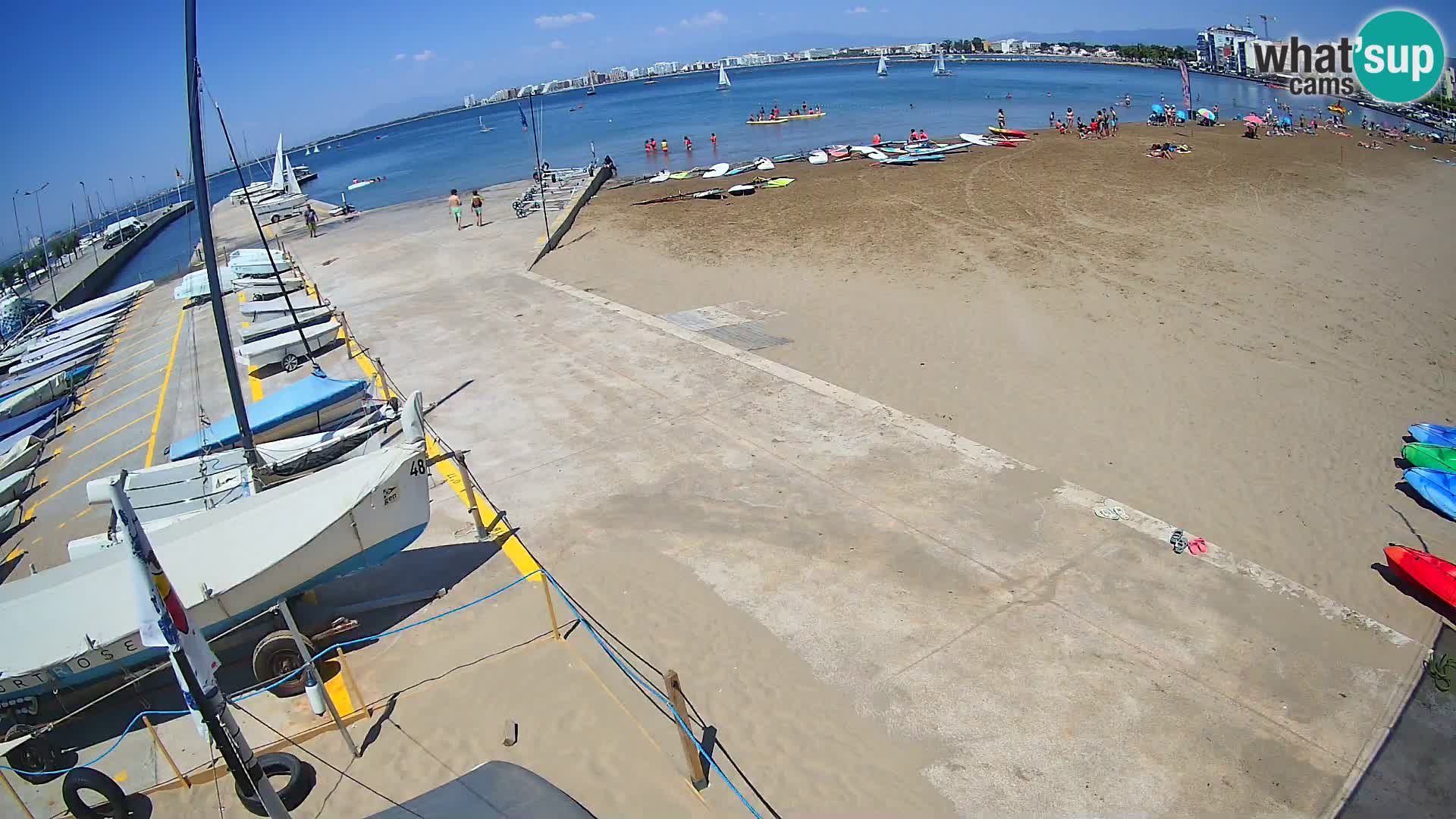 Webcam porto di Roses – Costa Brava – spiaggia La Perola