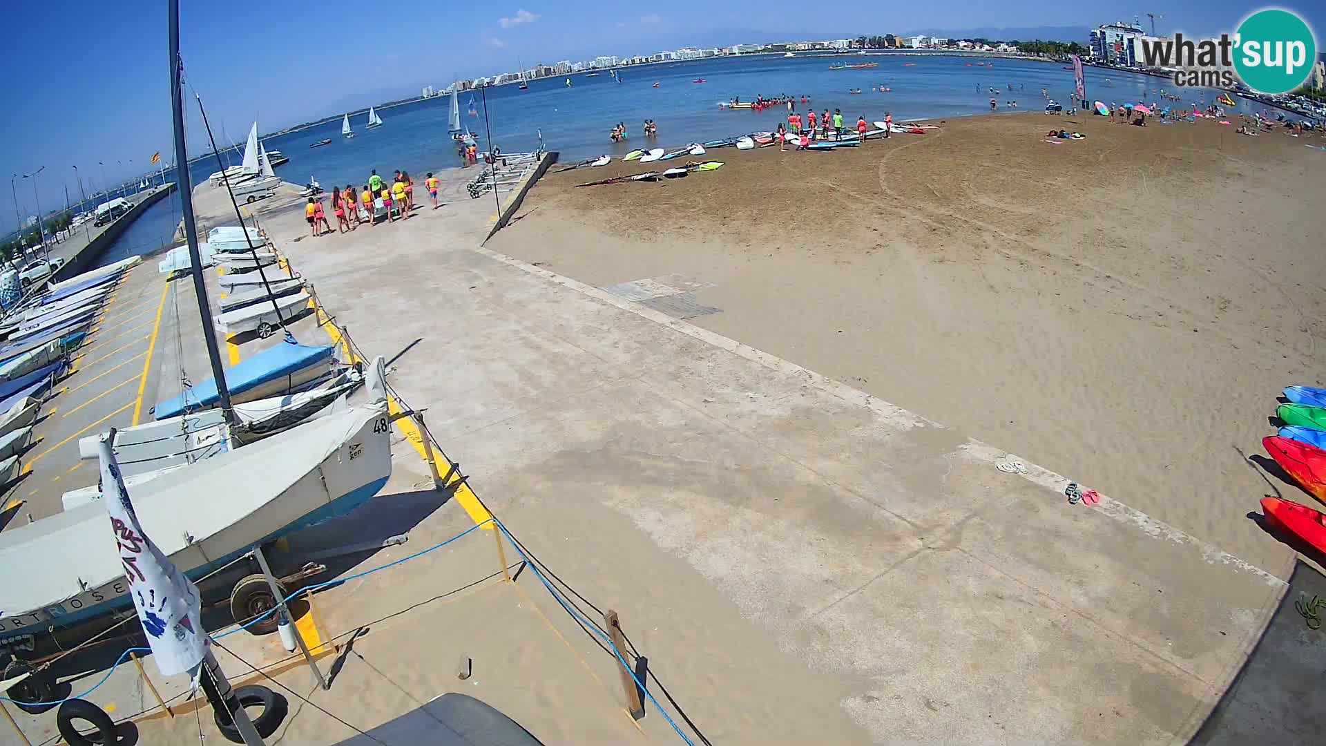 Roses webcam Port – Costa Brava – plage La Perola