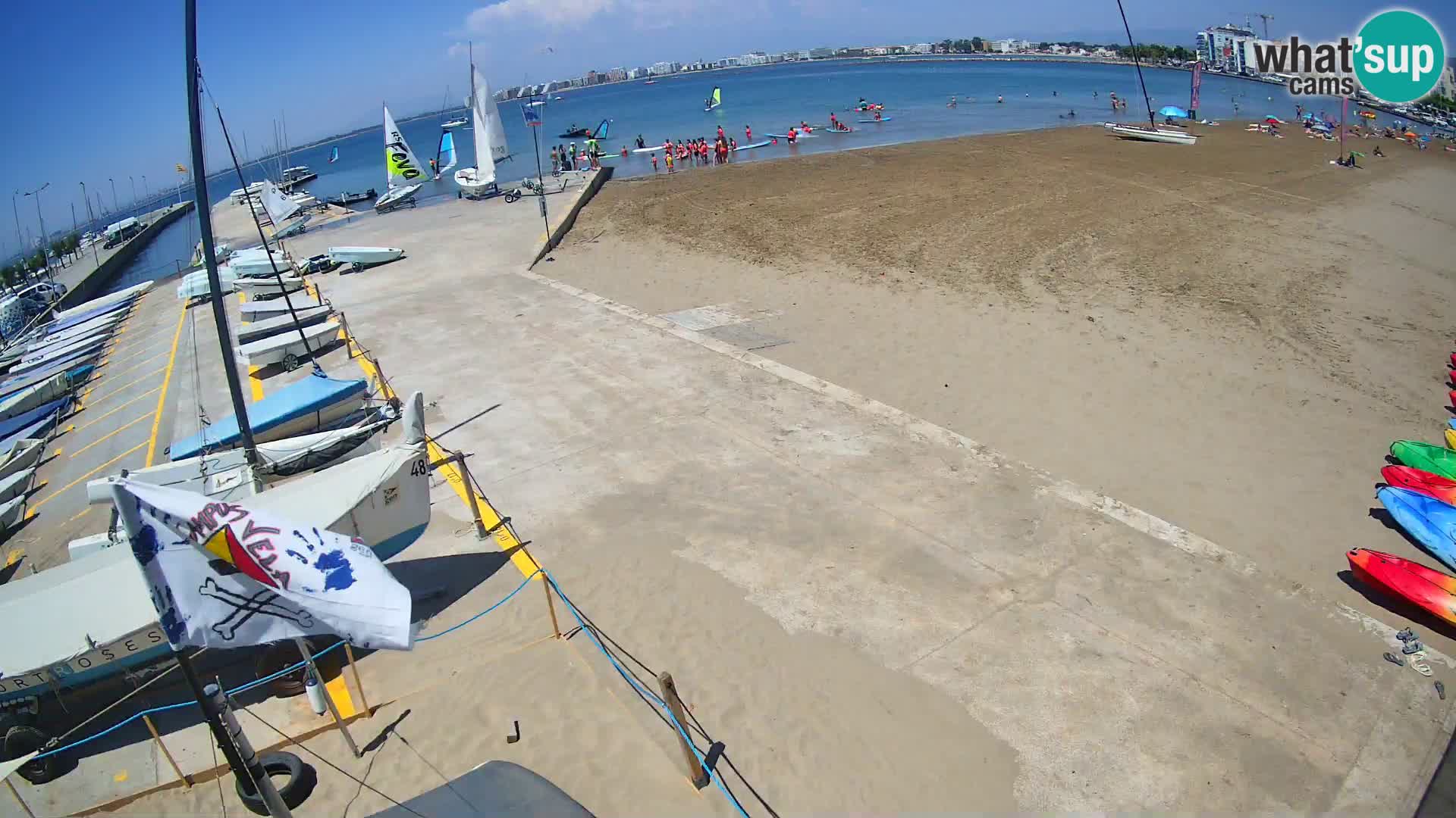 Webcam Hafen von Roses – Costa Brava – Strand La Perola