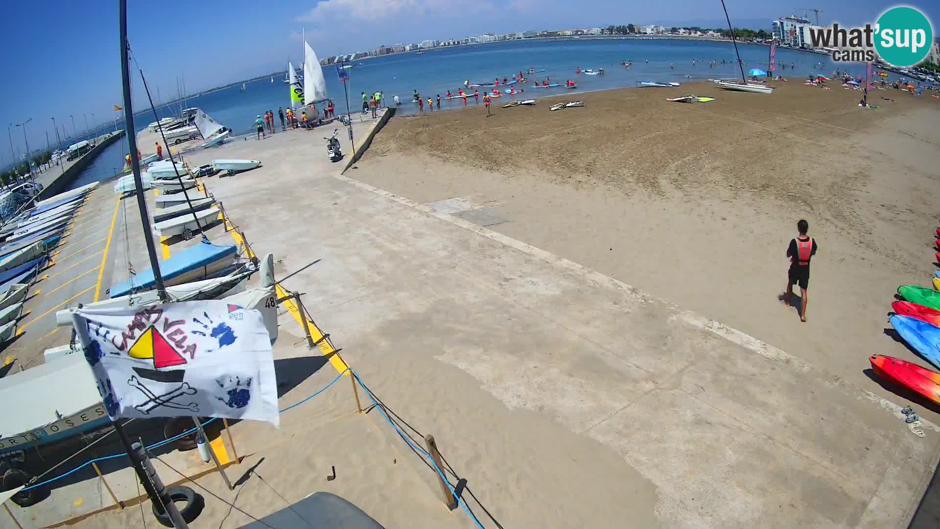 Webcam Hafen von Roses – Costa Brava – Strand La Perola