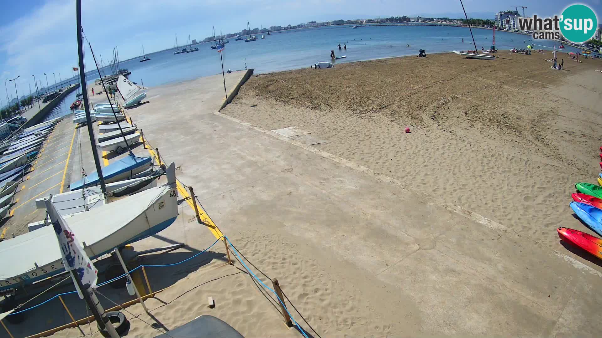 Webcam Hafen von Roses – Costa Brava – Strand La Perola