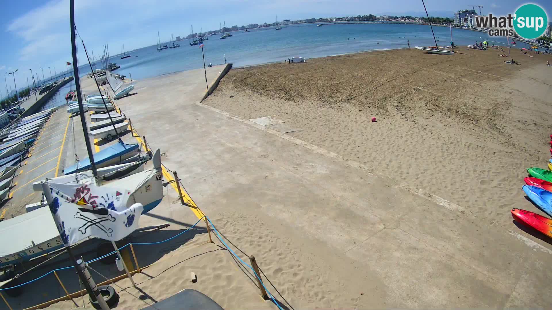 Roses webcam Port – Costa Brava – plage La Perola