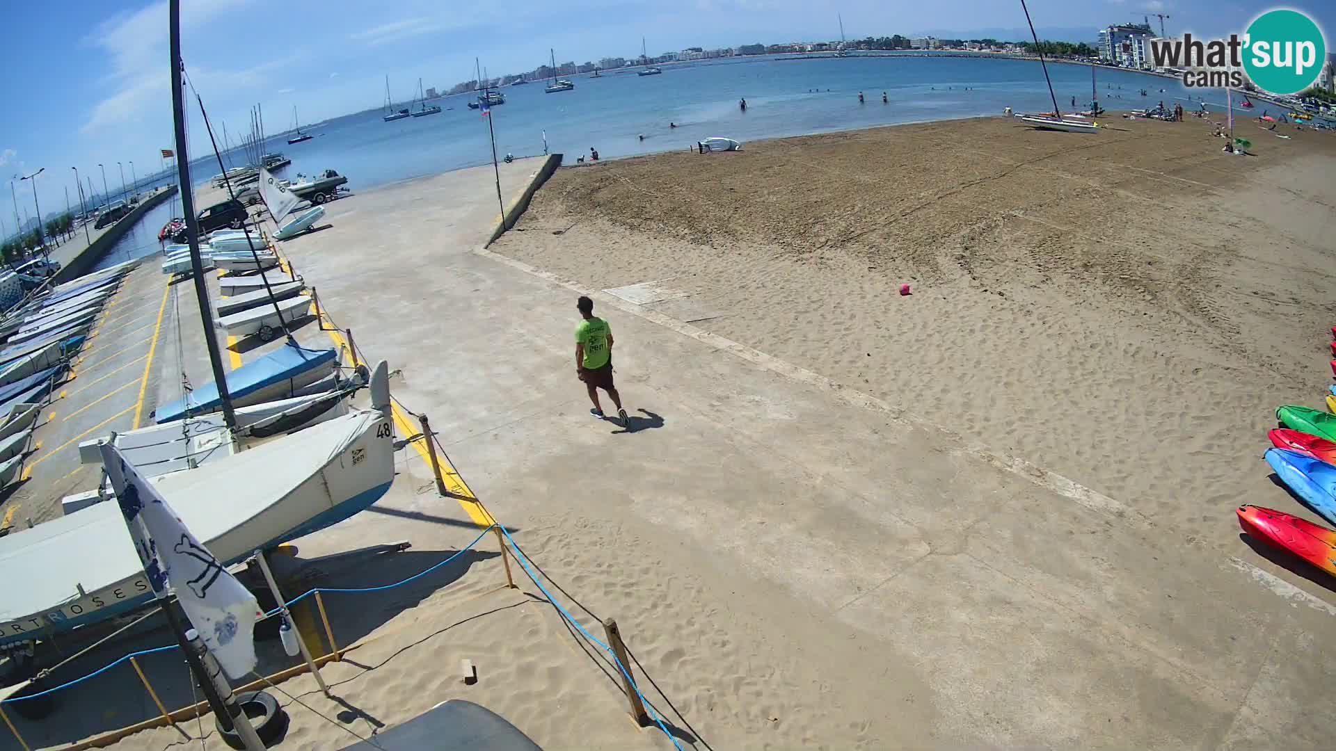 Web kamera Roses marina – Costa Brava – plaža La Perola