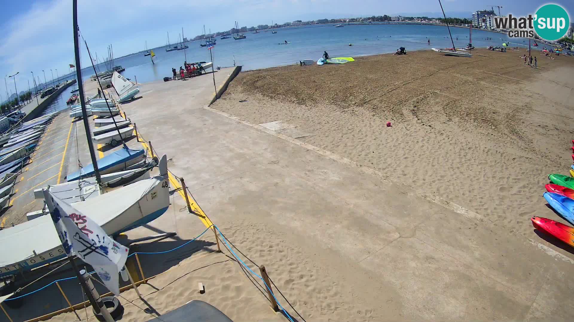 Roses webcam Port – Costa Brava – plage La Perola