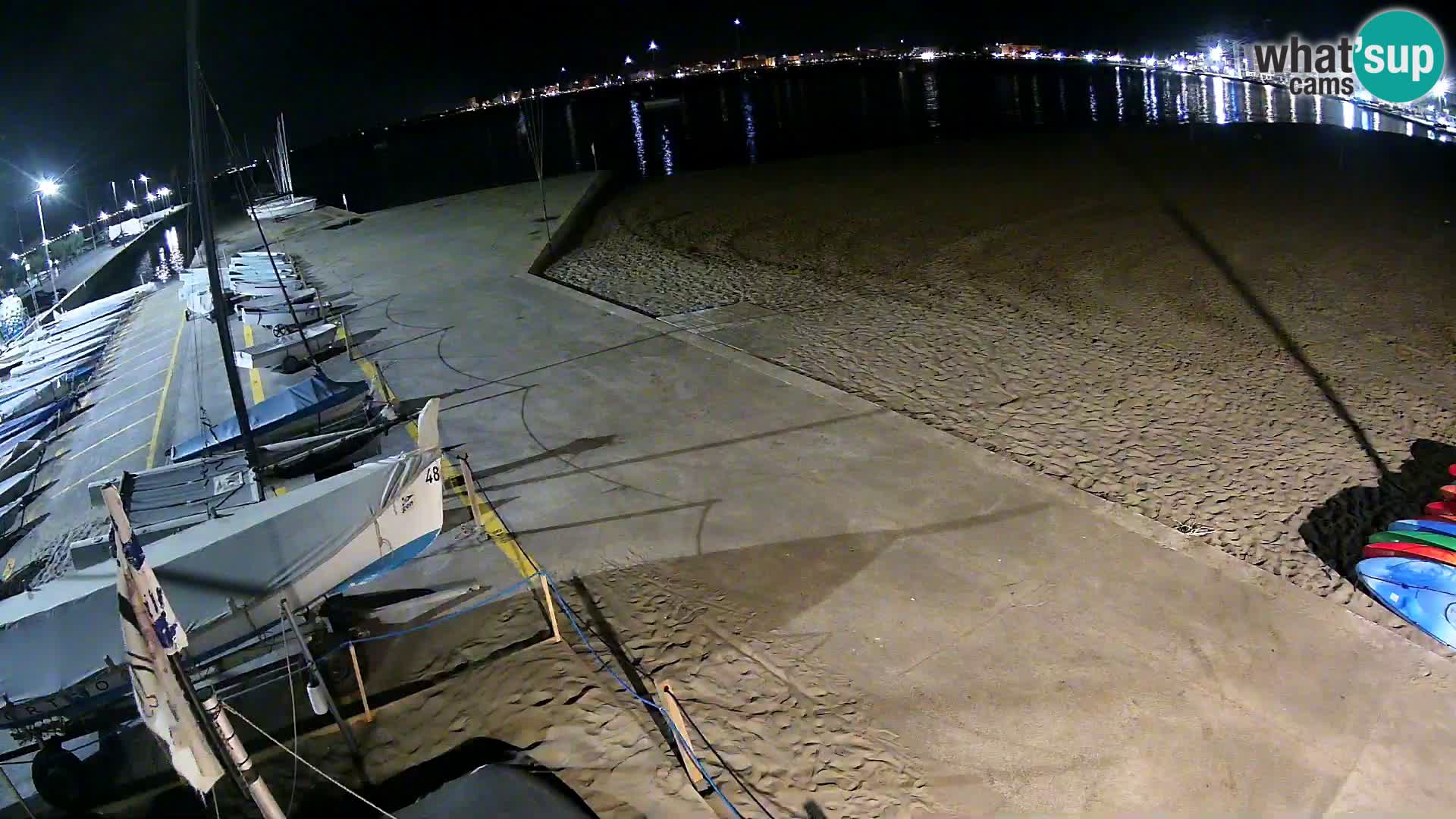 Webcam porto di Roses – Costa Brava – spiaggia La Perola
