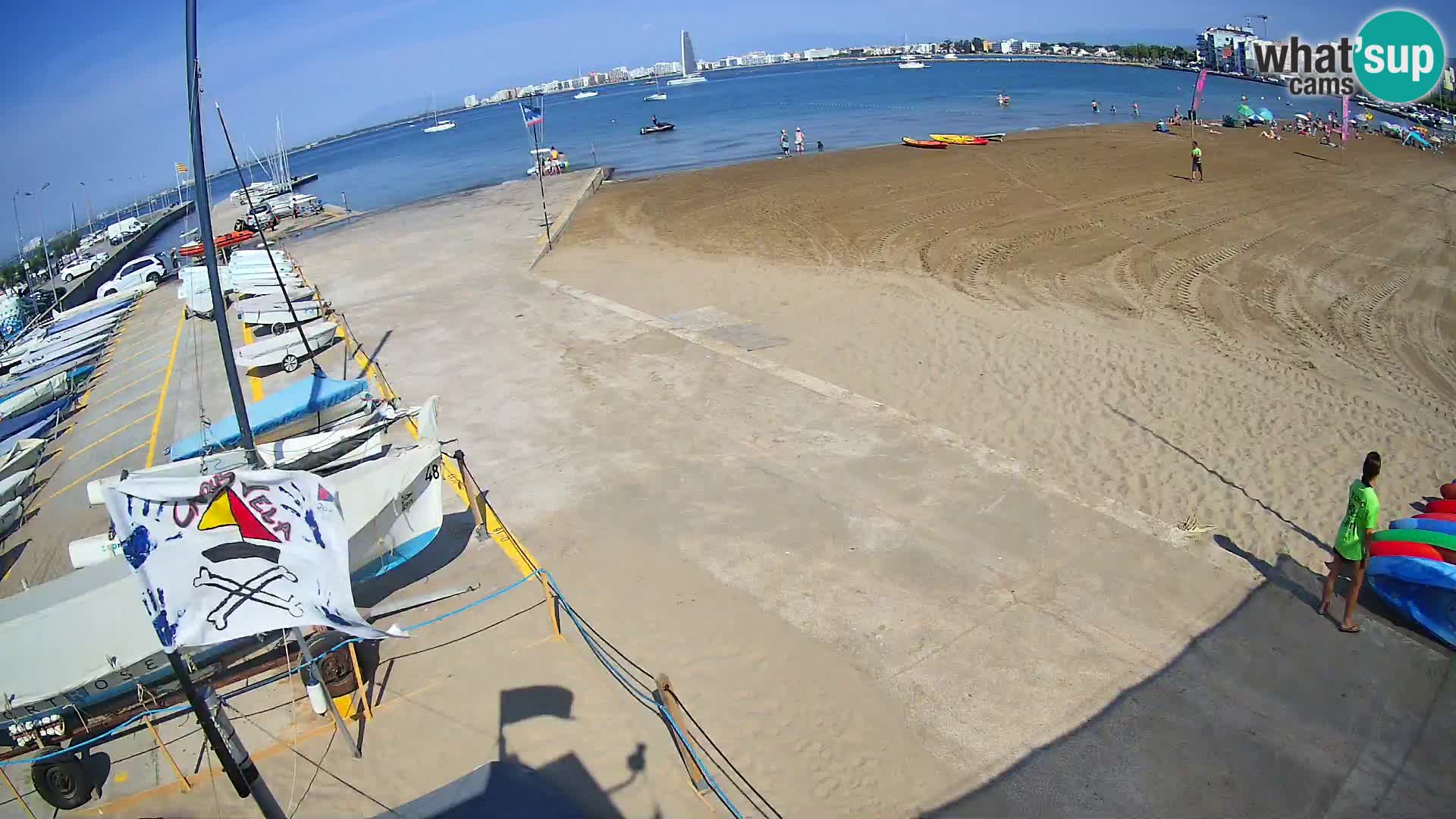 Webcam porto di Roses – Costa Brava – spiaggia La Perola