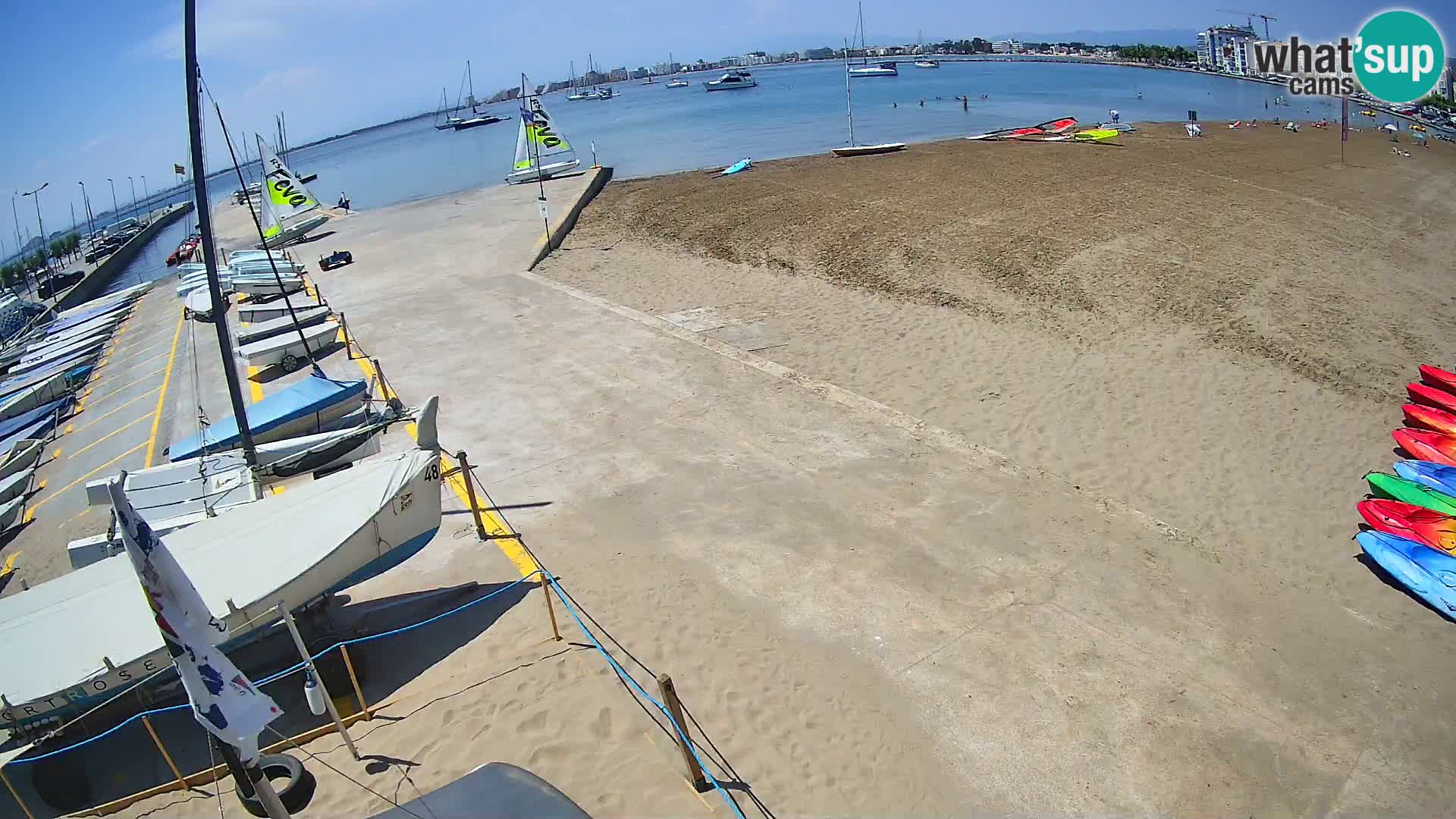 Web kamera Roses marina – Costa Brava – plaža La Perola