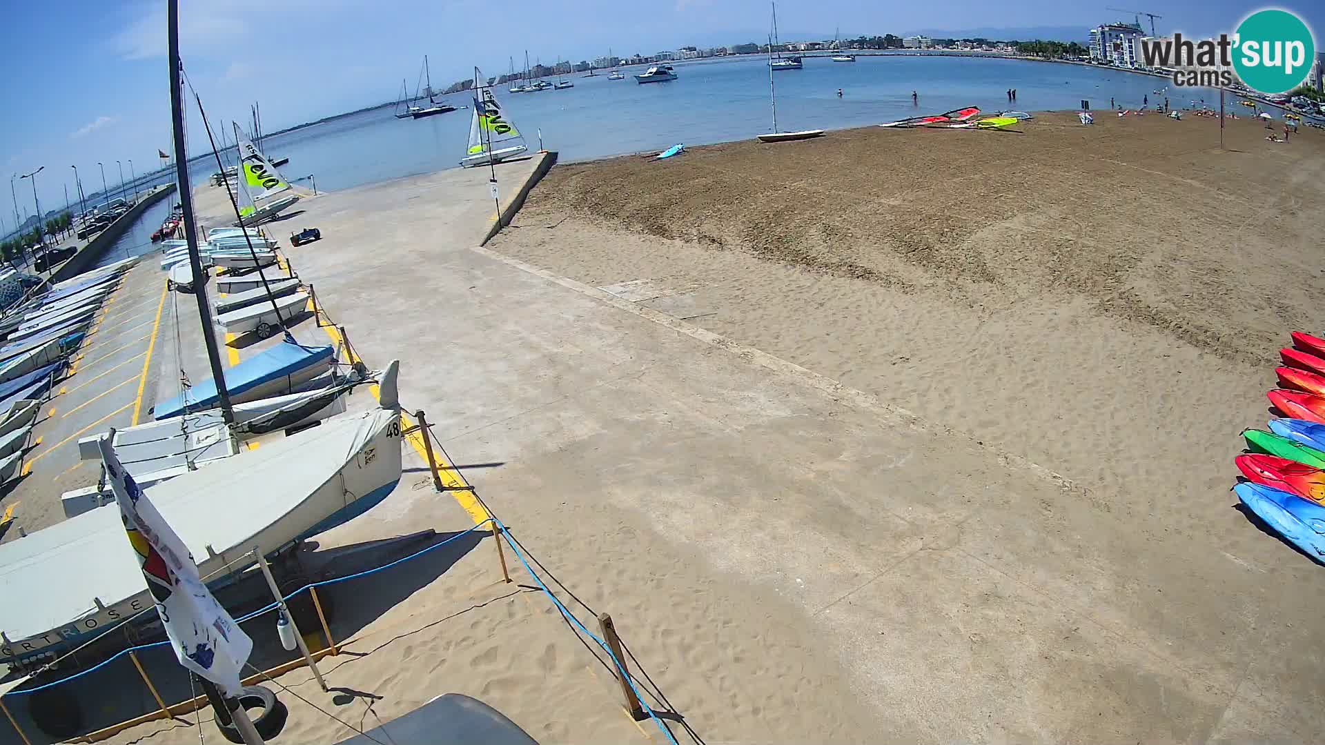 Webcam porto di Roses – Costa Brava – spiaggia La Perola