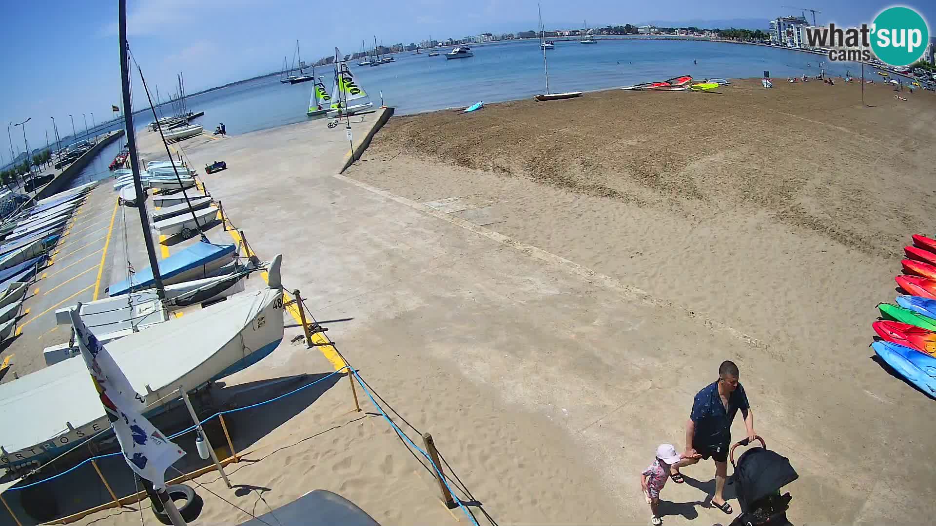 Webcam porto di Roses – Costa Brava – spiaggia La Perola