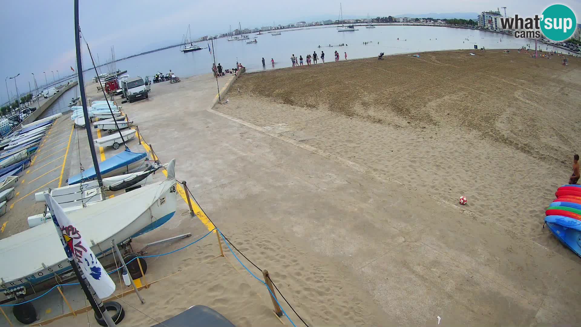 Roses webcam Port – Costa Brava – plage La Perola
