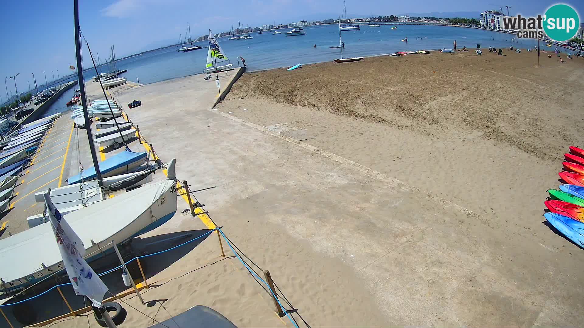 Webcam Hafen von Roses – Costa Brava – Strand La Perola