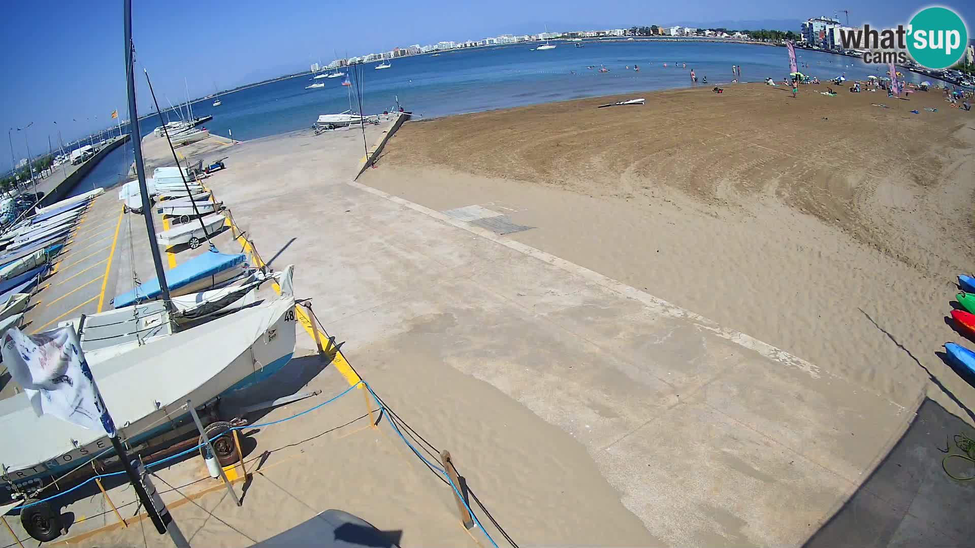 Kamera Roses marina – Costa Brava – plaža La Perola