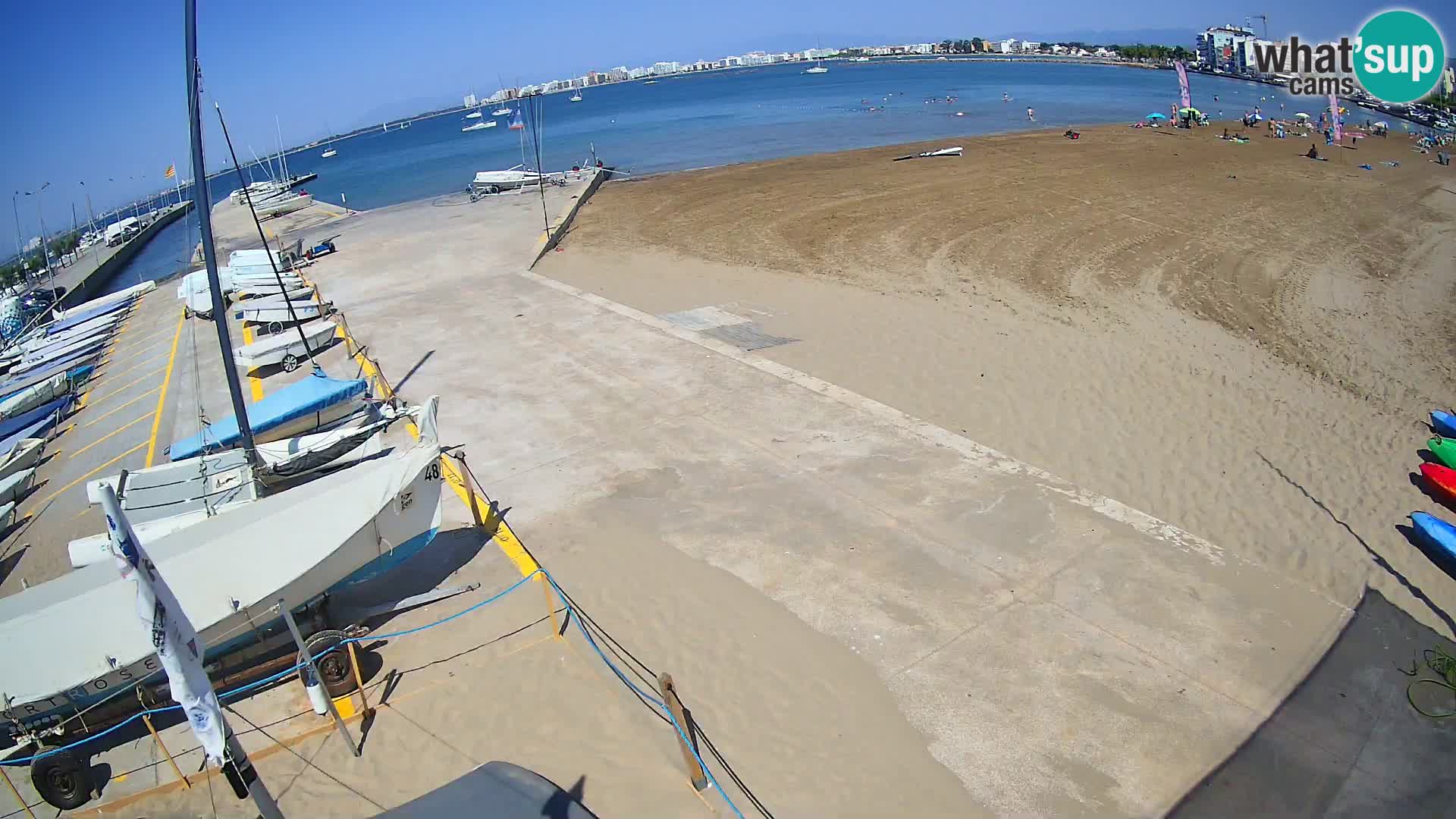 Webcam Hafen von Roses – Costa Brava – Strand La Perola
