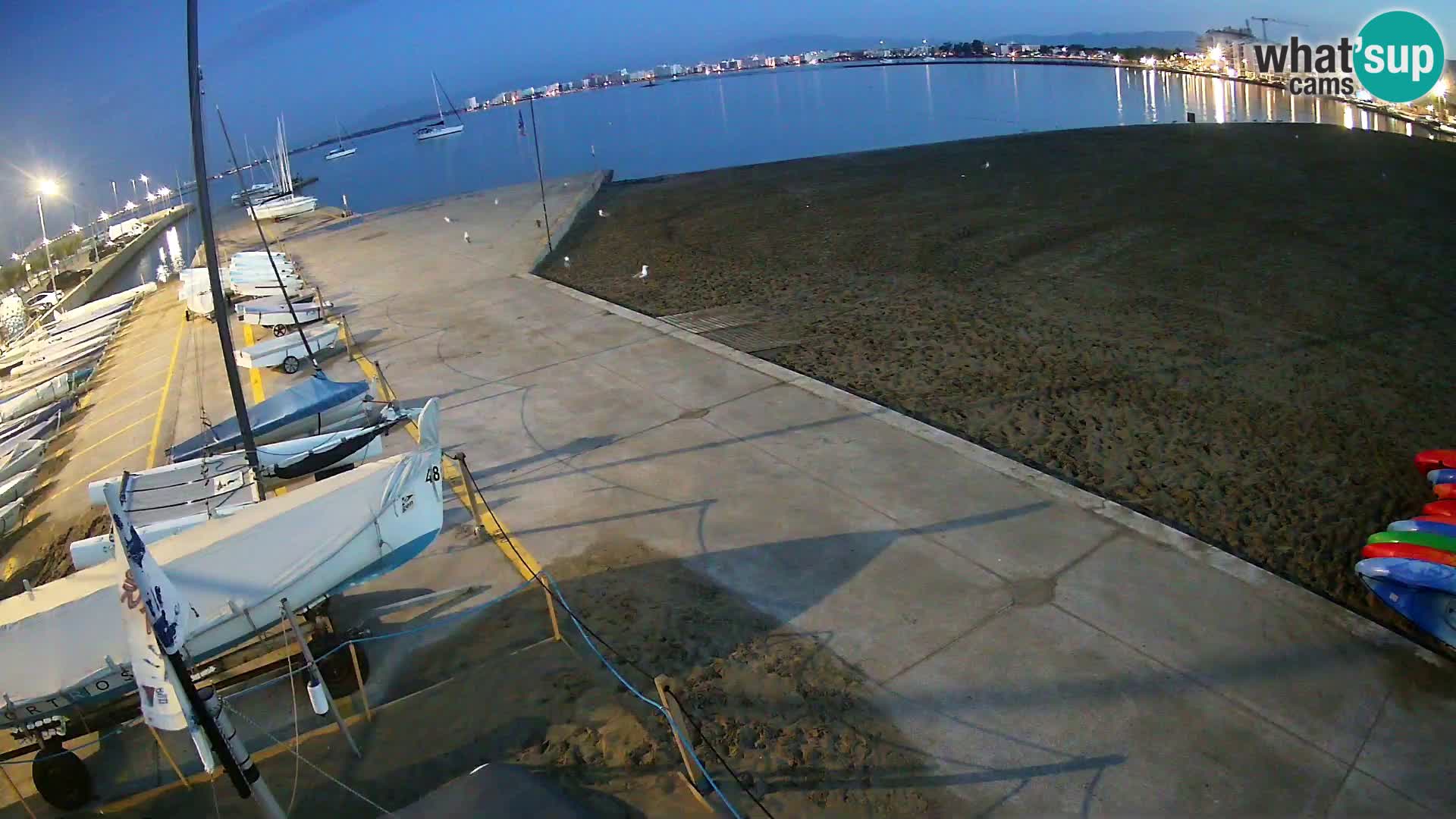 Roses webcam Port – Costa Brava – plage La Perola