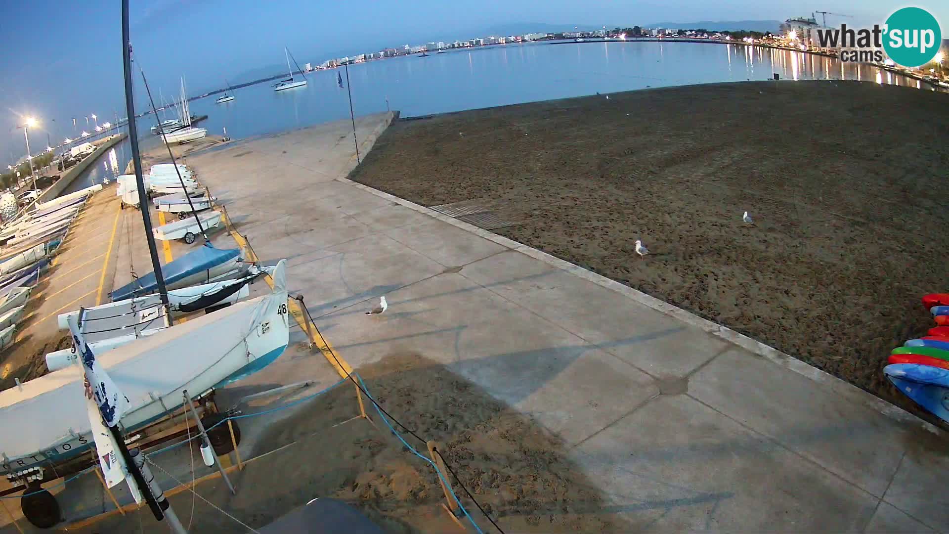 Web kamera Roses marina – Costa Brava – plaža La Perola