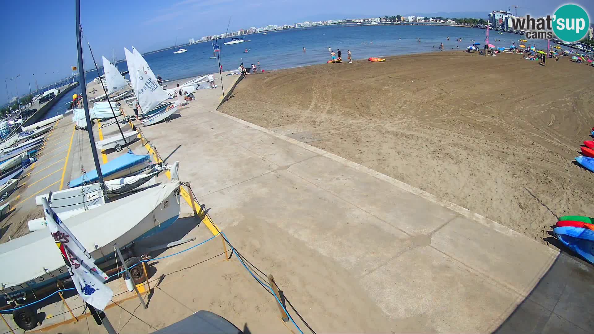 Webcam Hafen von Roses – Costa Brava – Strand La Perola