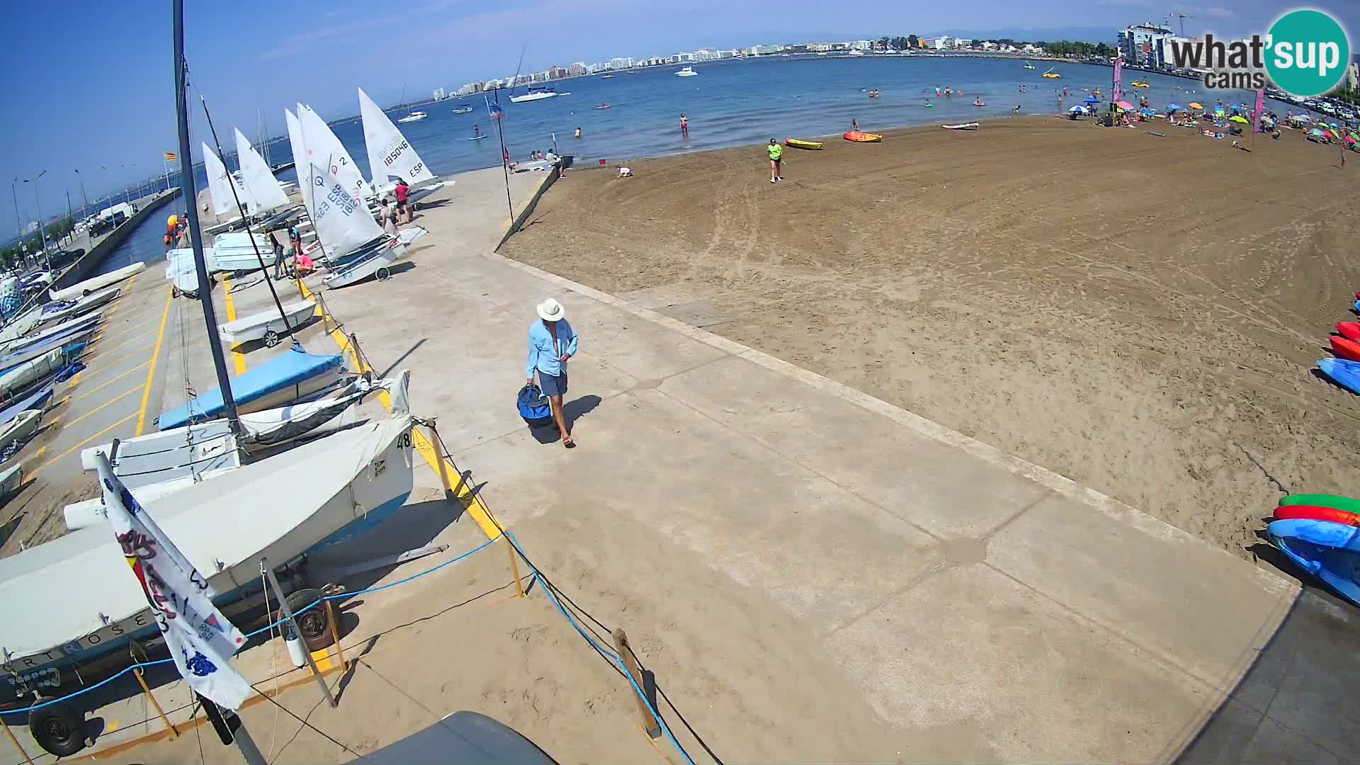Webcam Hafen von Roses – Costa Brava – Strand La Perola