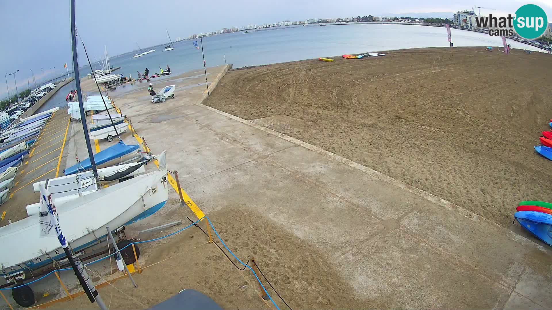 Roses webcam Port – Costa Brava – plage La Perola