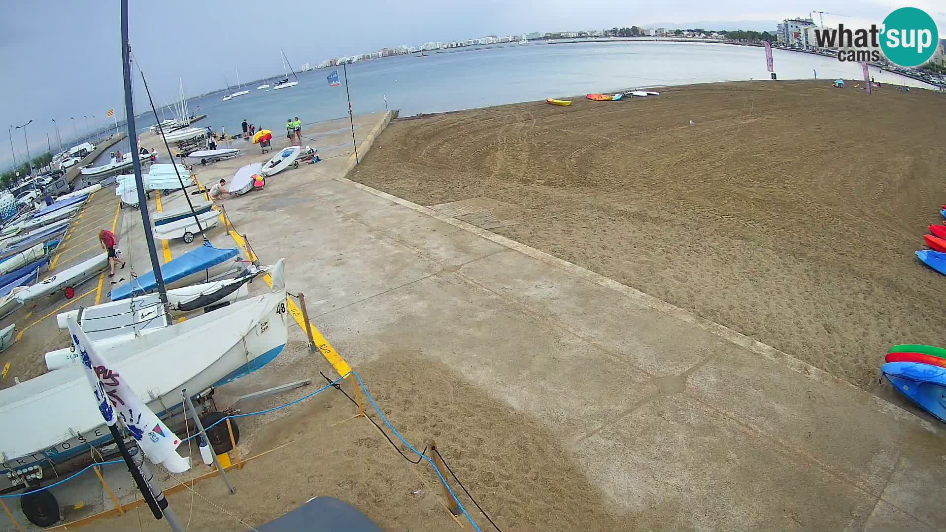 Roses webcam Port – Costa Brava – plage La Perola