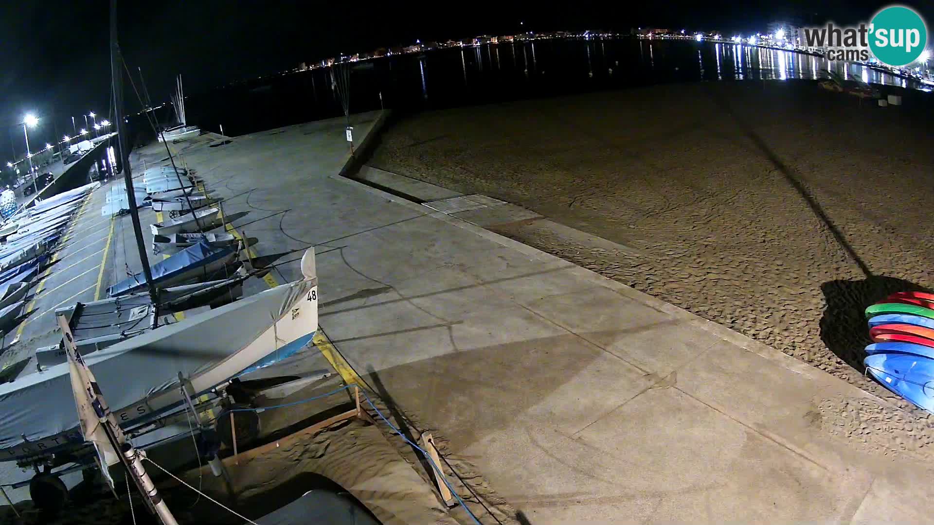 Webcam Hafen von Roses – Costa Brava – Strand La Perola