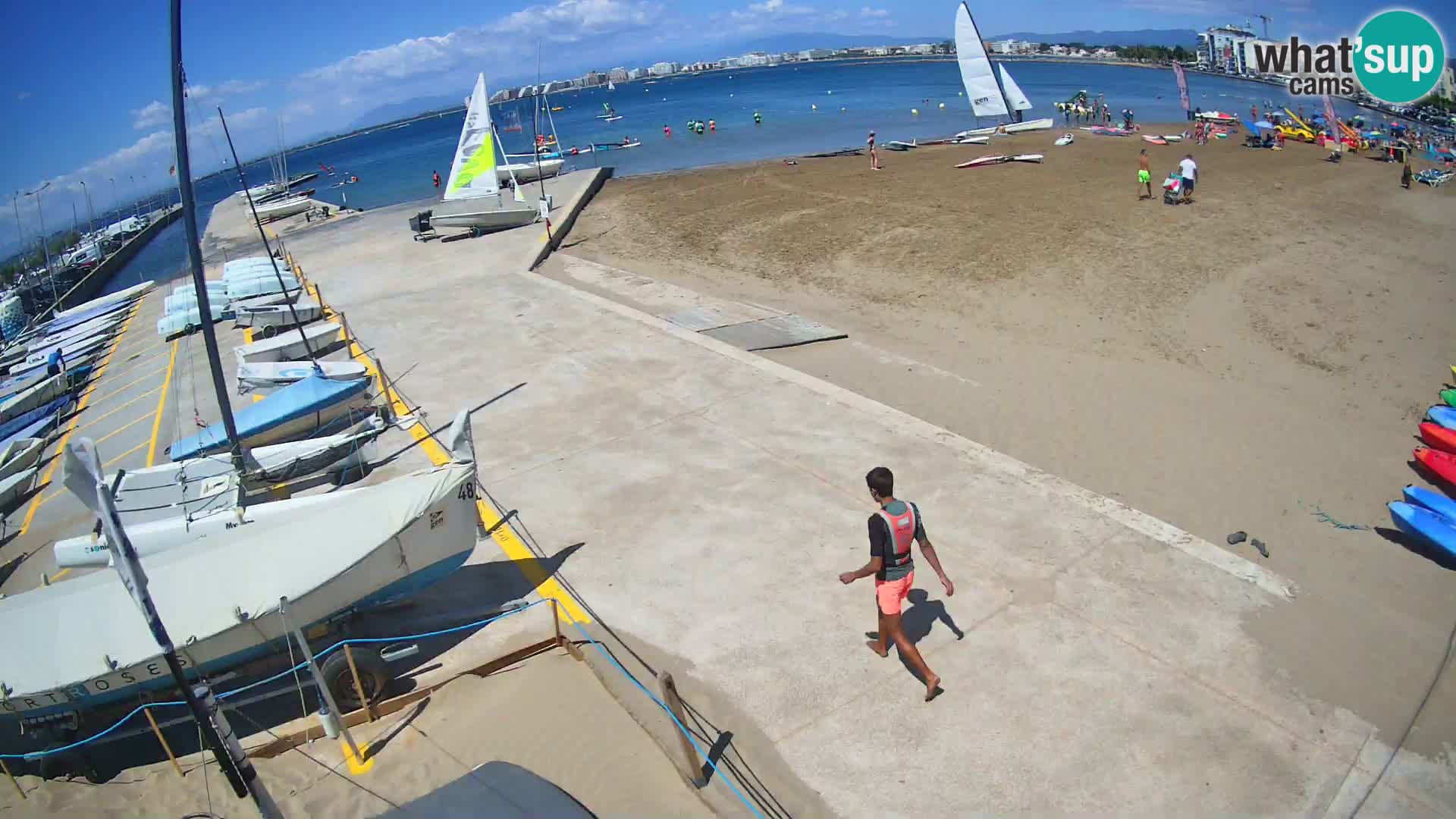 Roses webcam Port – Costa Brava – plage La Perola