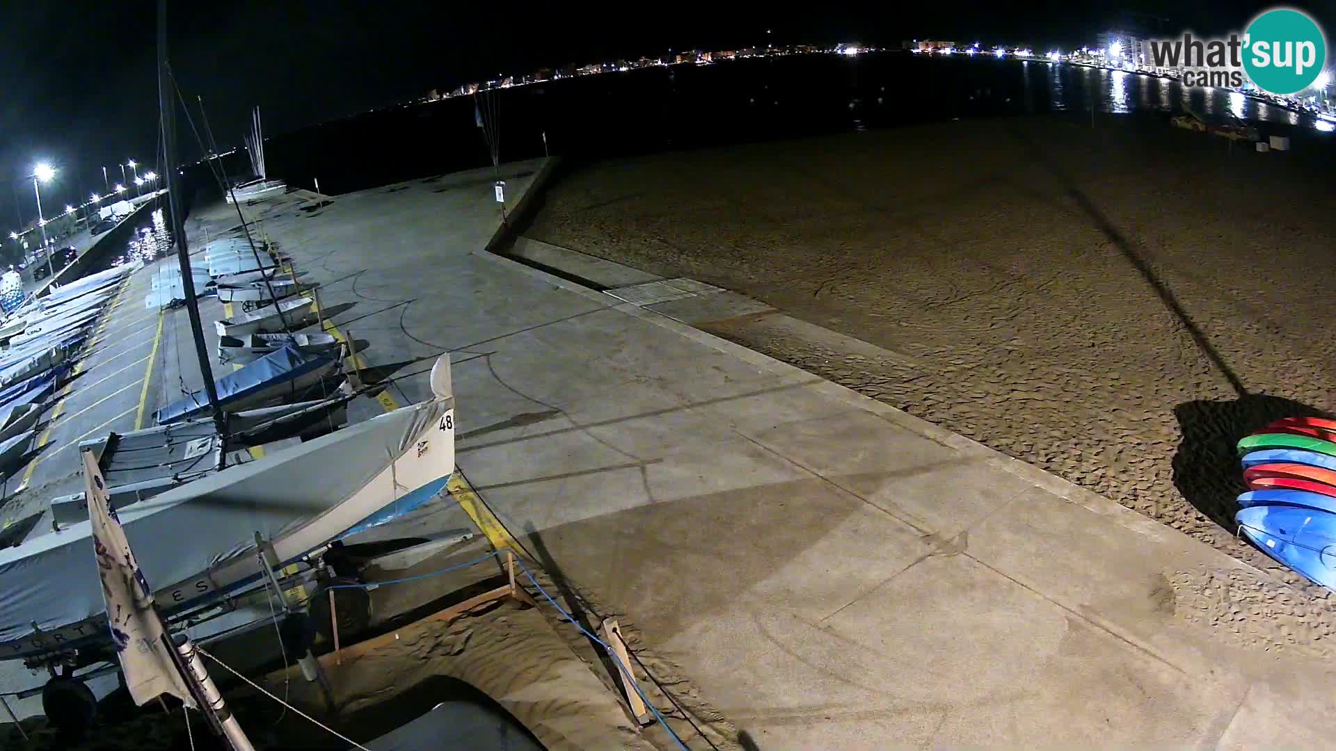 Roses webcam Port – Costa Brava – plage La Perola