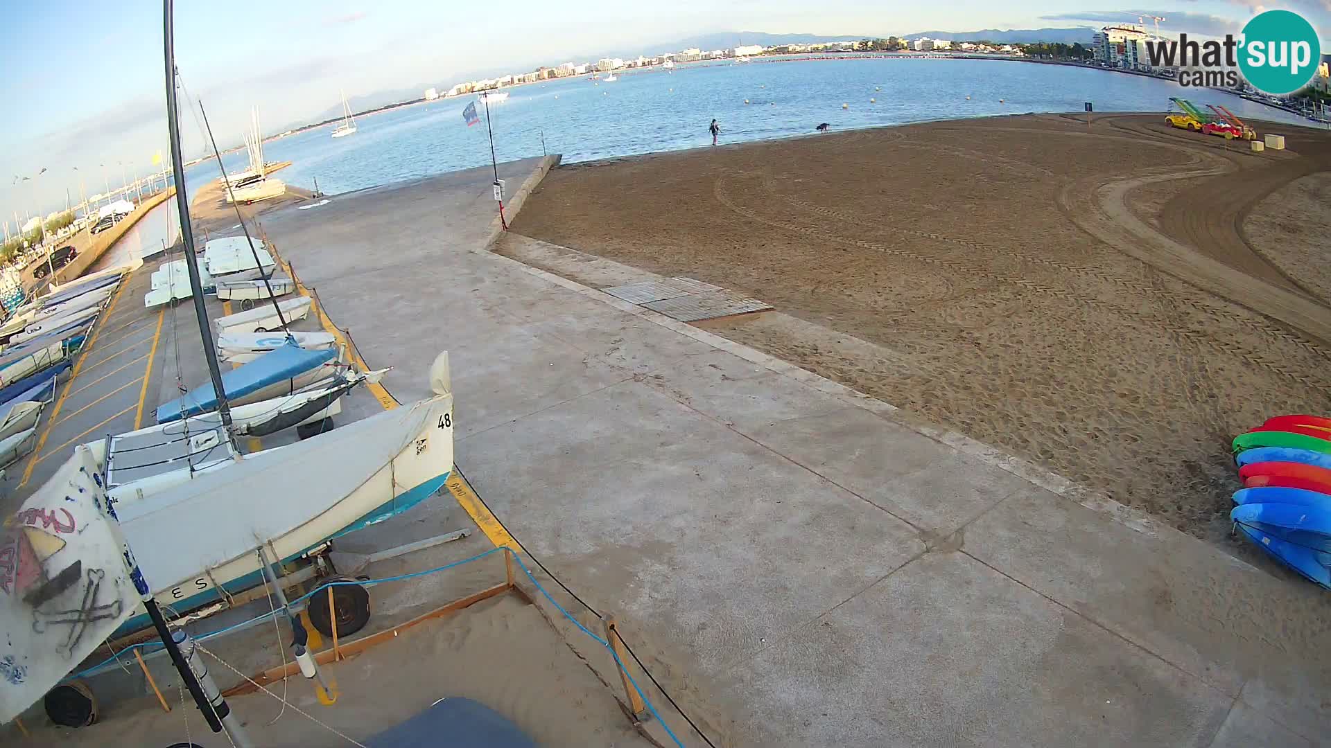 Webcam porto di Roses – Costa Brava – spiaggia La Perola