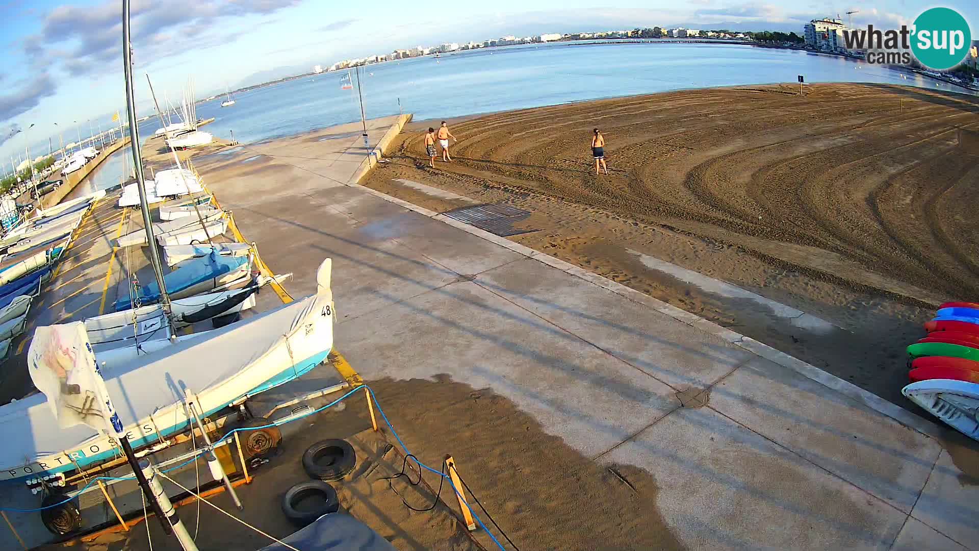 Webcam porto di Roses – Costa Brava – spiaggia La Perola