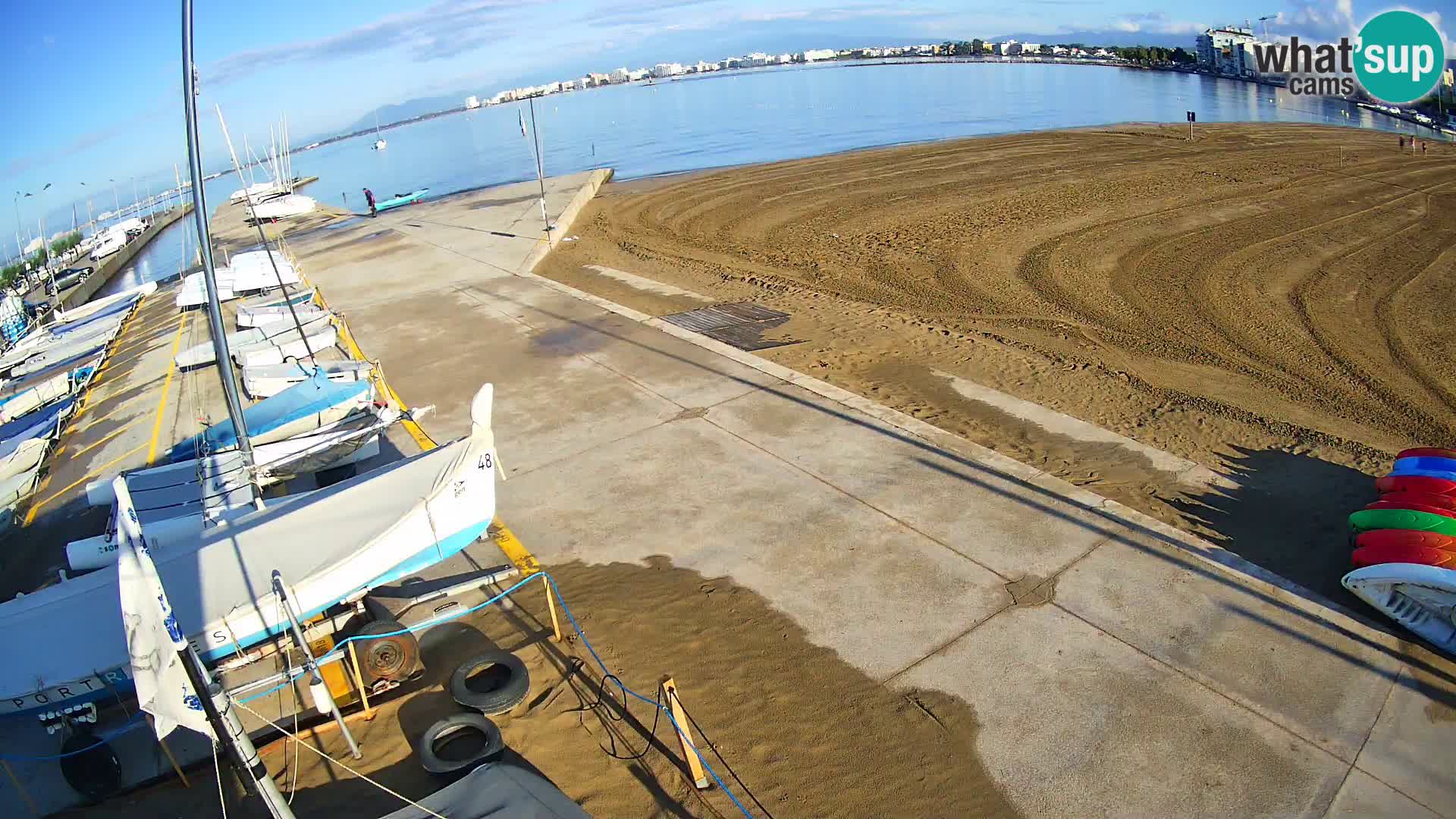 Webcam porto di Roses – Costa Brava – spiaggia La Perola