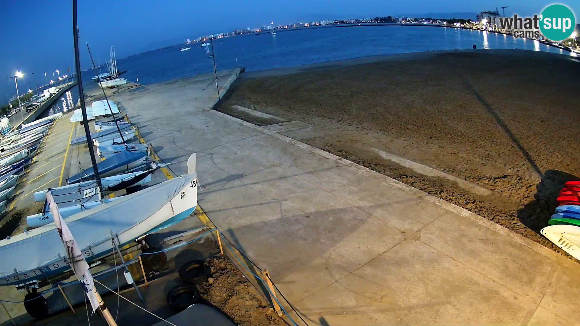 Kamera Roses marina – Costa Brava – plaža La Perola