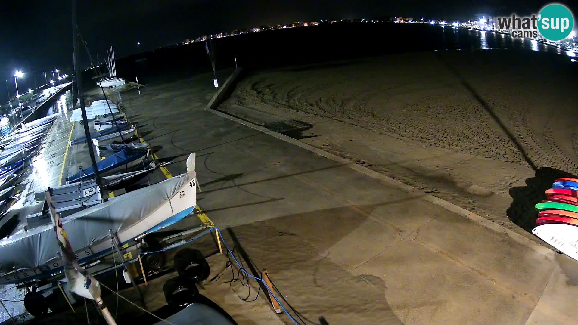 Webcam porto di Roses – Costa Brava – spiaggia La Perola