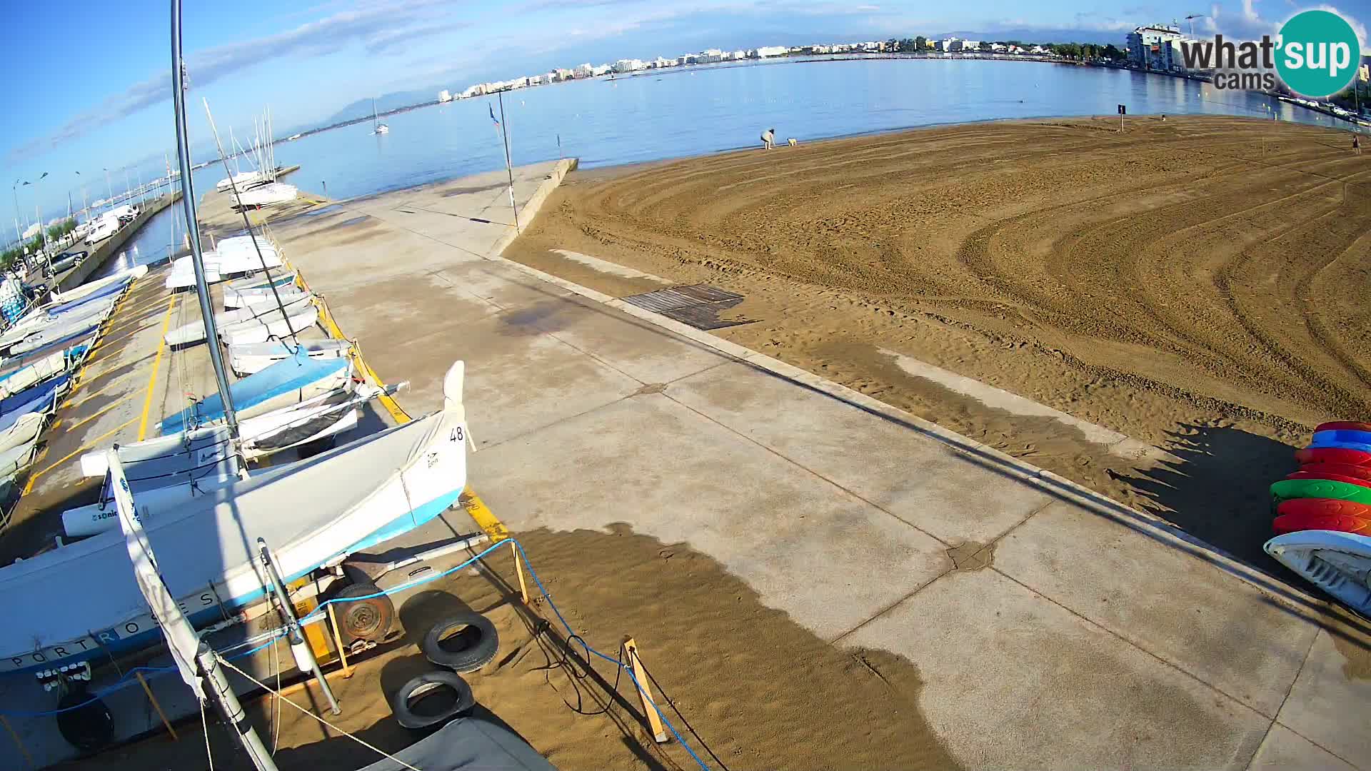 Webcam porto di Roses – Costa Brava – spiaggia La Perola
