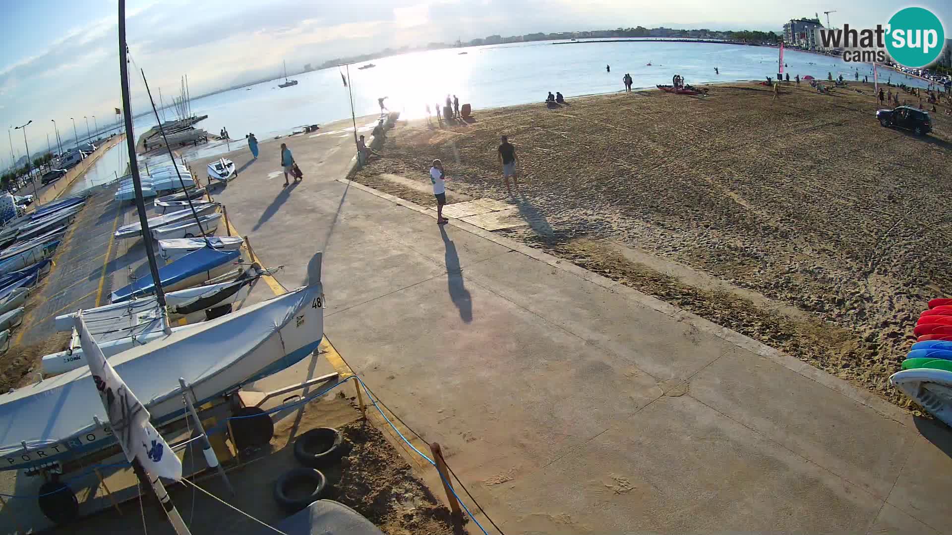 Webcam porto di Roses – Costa Brava – spiaggia La Perola