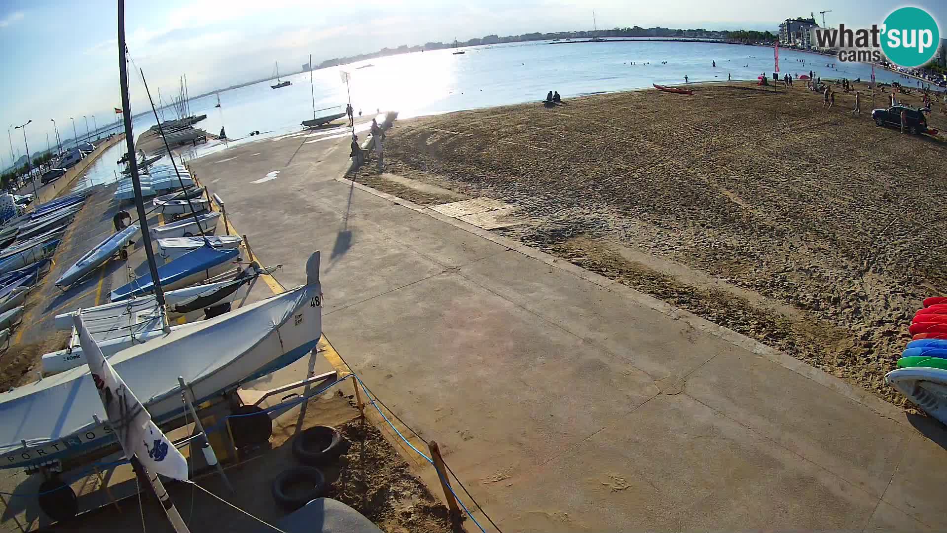 Roses webcam Port – Costa Brava – plage La Perola