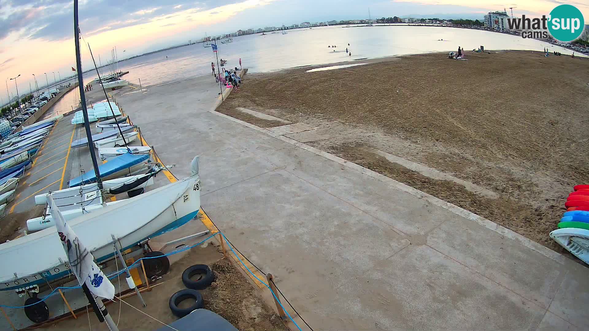 Roses webcam Port – Costa Brava – plage La Perola