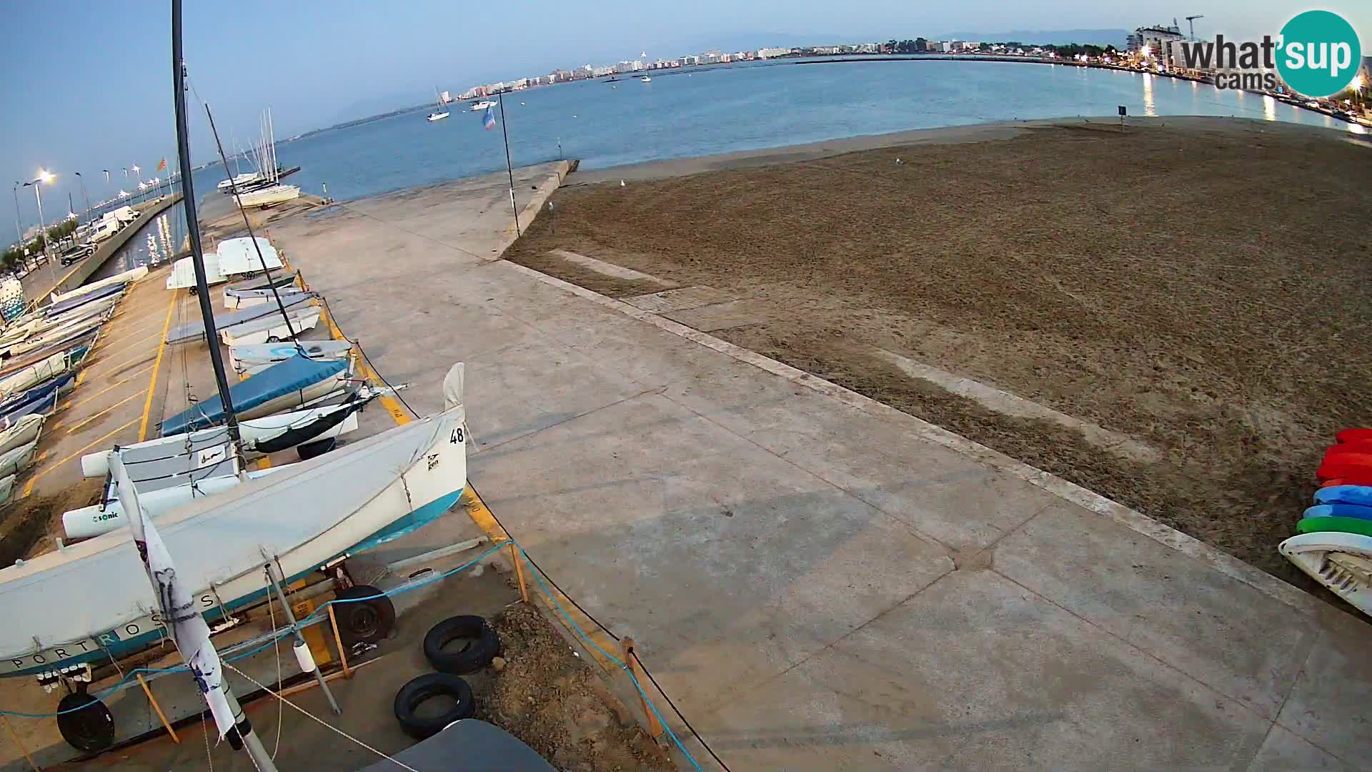 Webcam porto di Roses – Costa Brava – spiaggia La Perola
